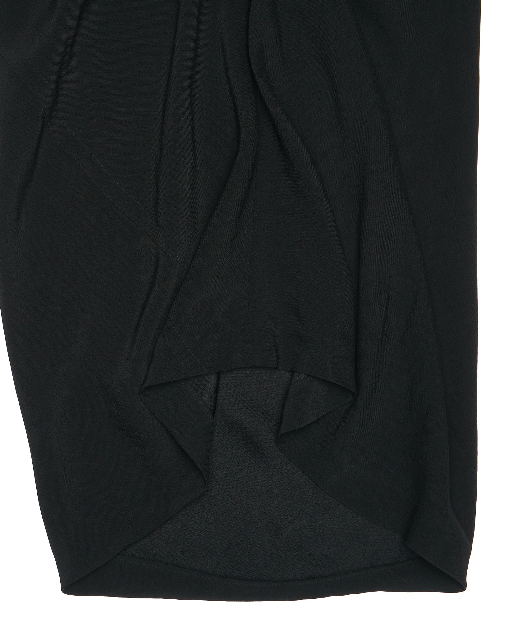 F/W13 Rick Owens “PLINTH” Cowl Neck Back-Zip Column Dress