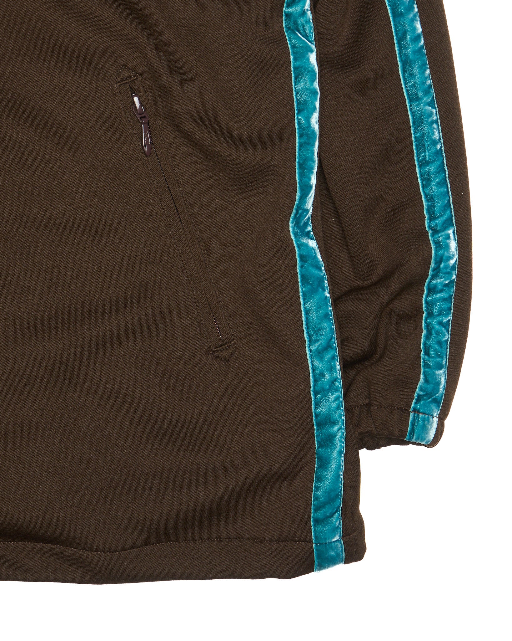 Late 2010s Needles Teal Accent Brown Coach Jacket