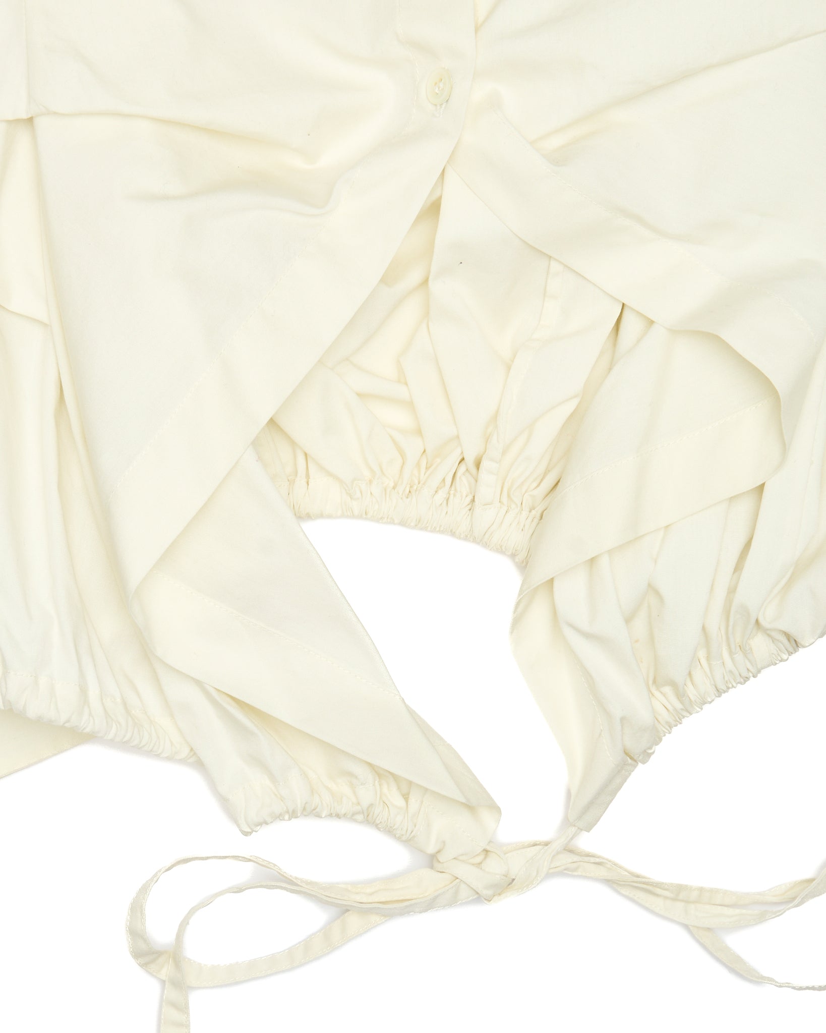Early 2010s Peachoo + Krejberg Corset Detailing Button Up