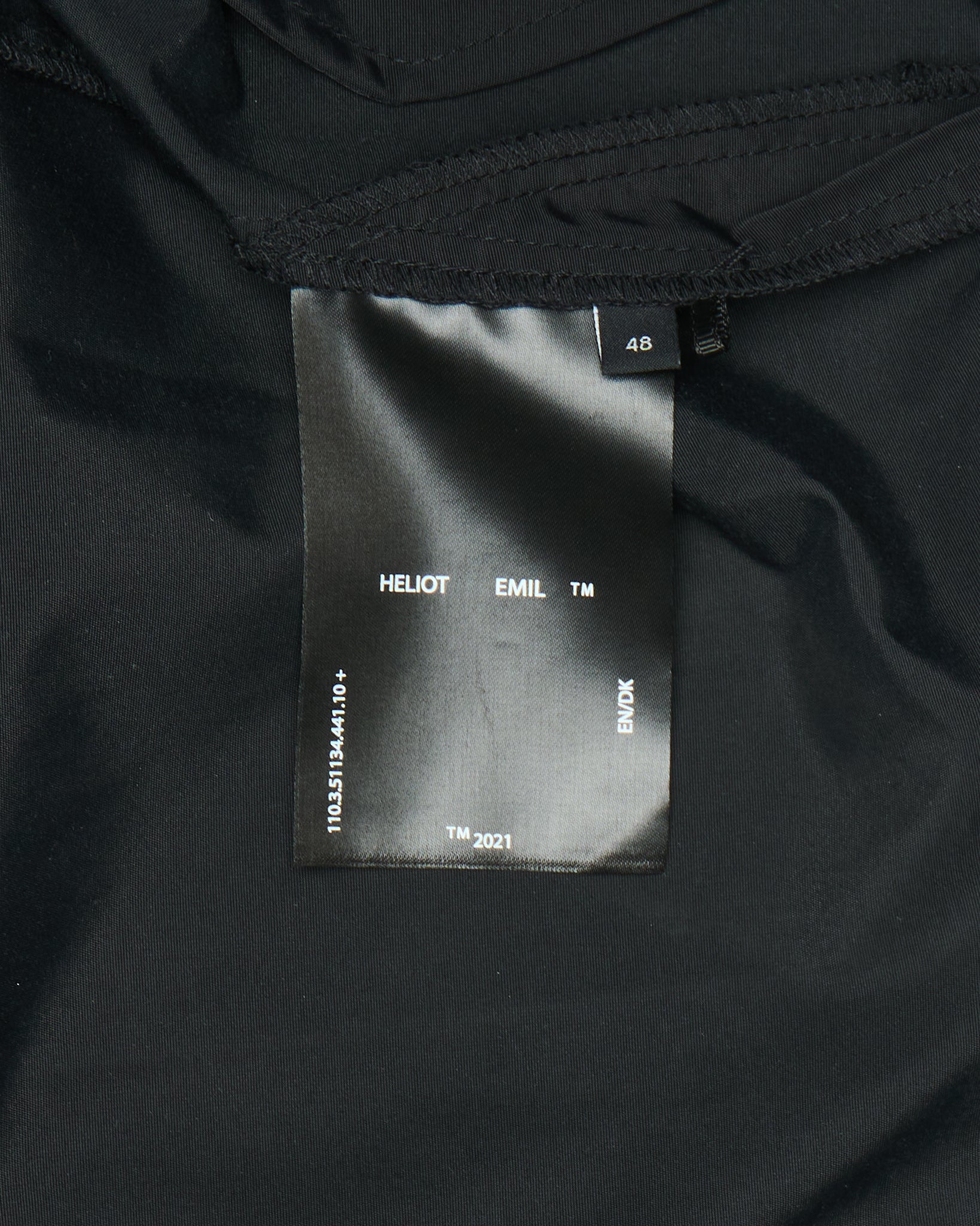 HELIOT EMIL Technical Utility Black Overshirt Jacket