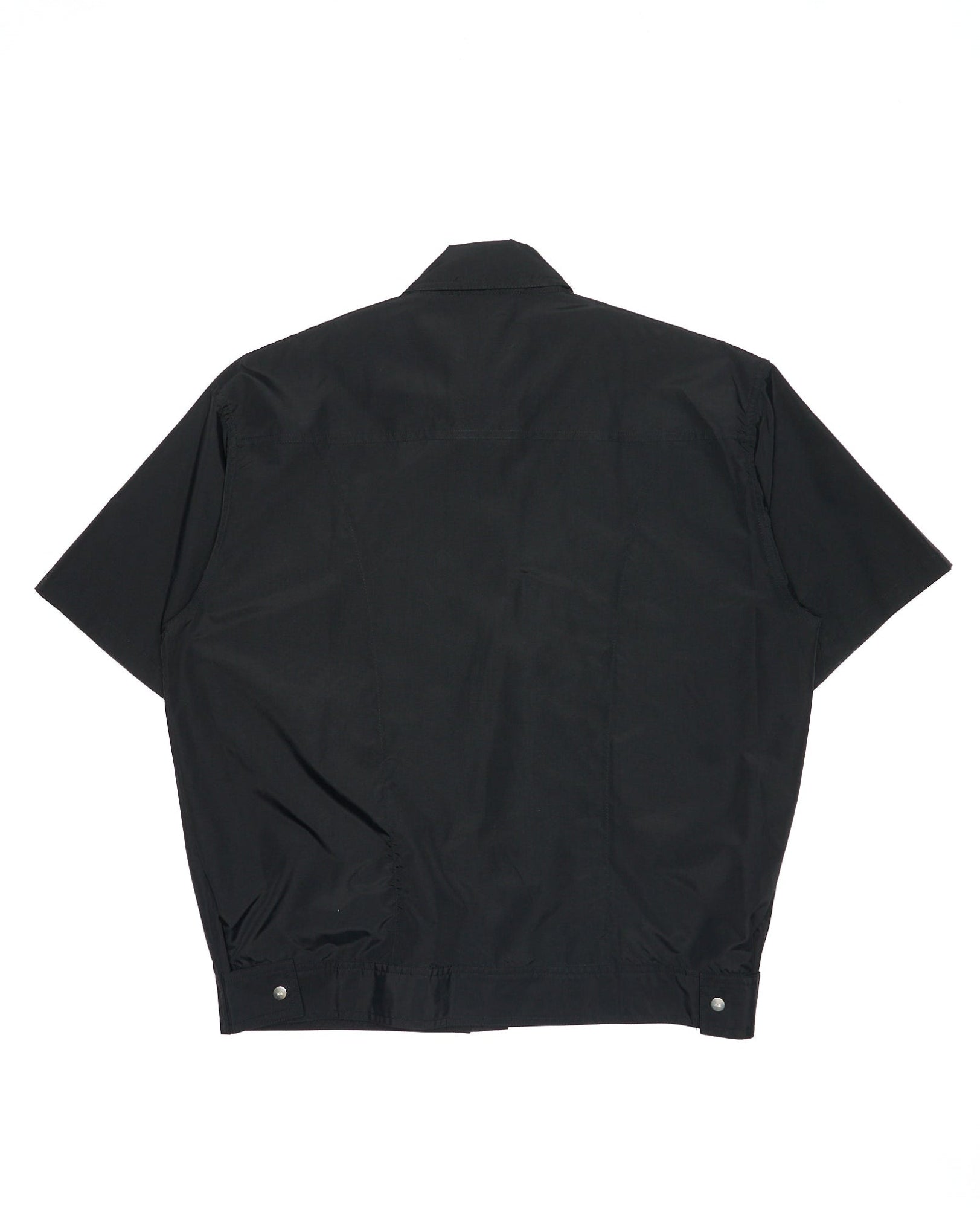 HELIOT EMIL Technical Utility Black Overshirt Jacket