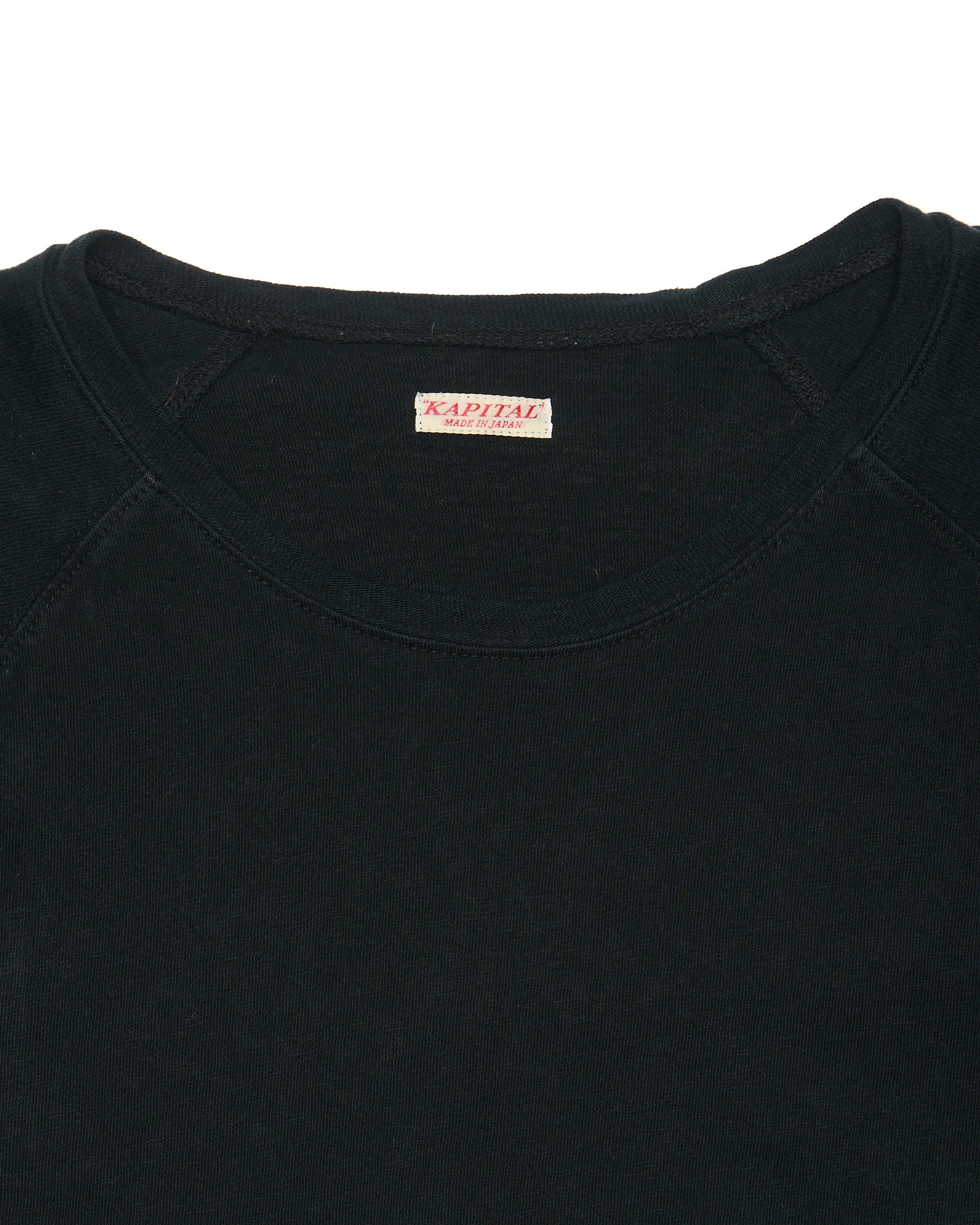 Mid 2010s Kapital Smiley Elbow Patch Long Sleeve T-Shirt