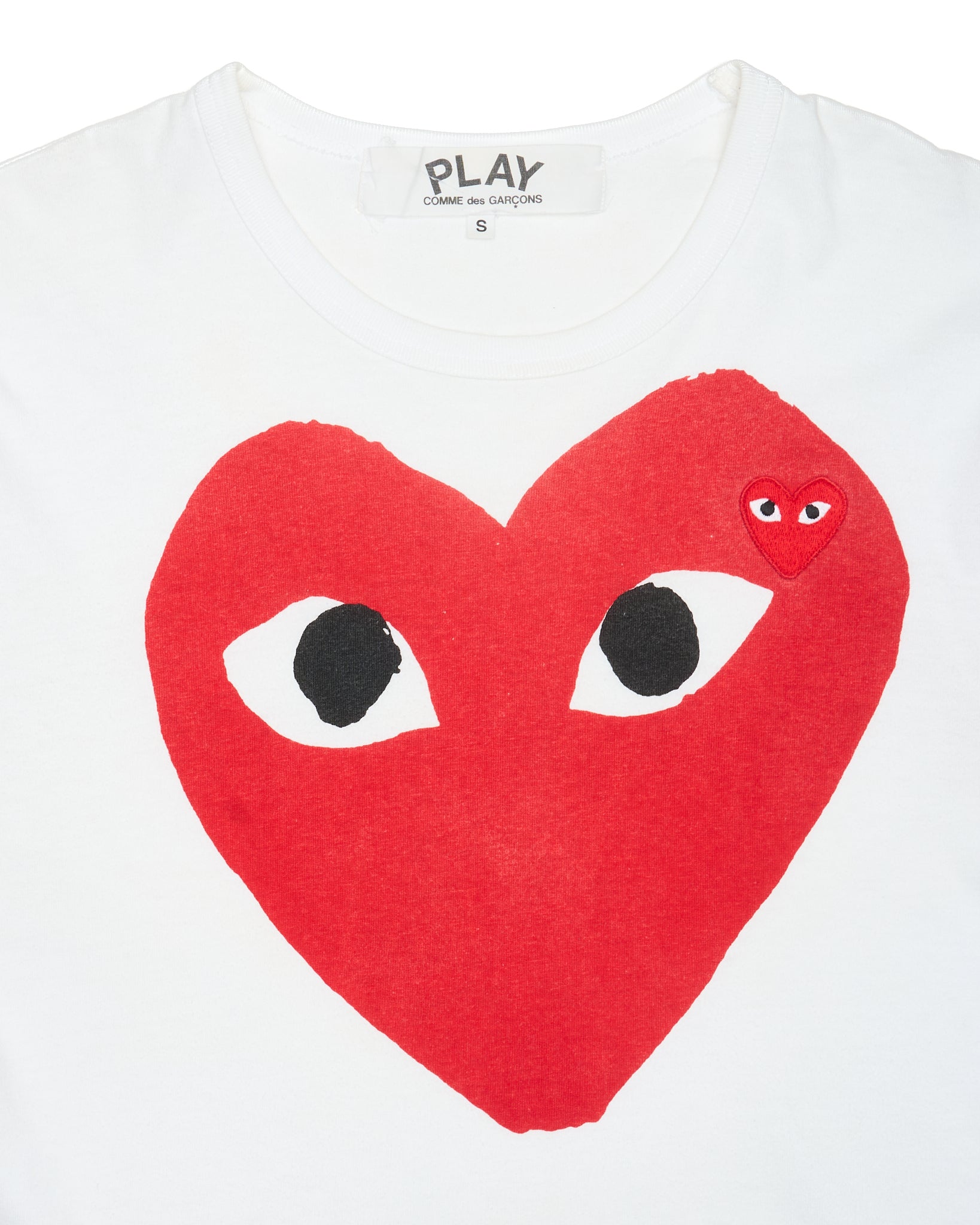 2010s COMME des GARÇONS PLAY Giant Red Heart Graphic Logo Tee