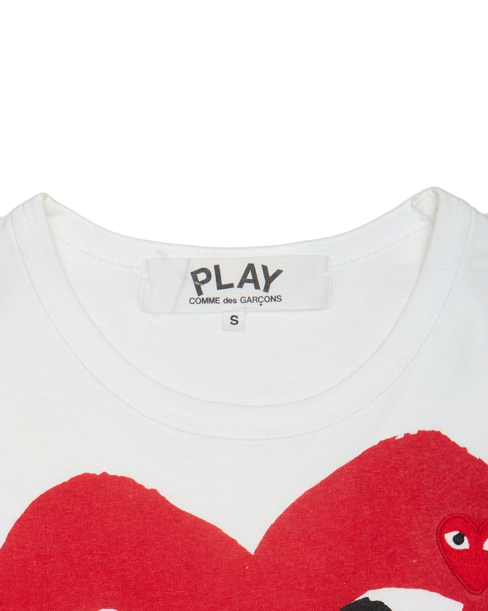 2010s COMME des GARÇONS PLAY Giant Red Heart Graphic Logo Tee