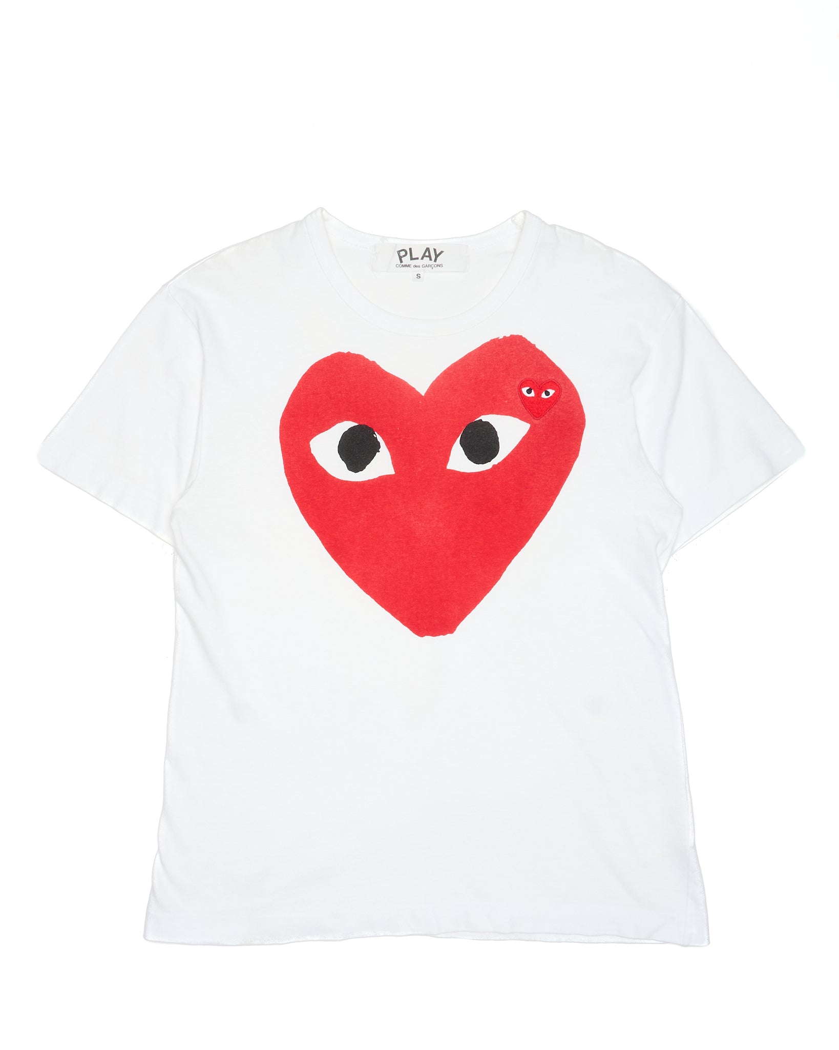 2010s COMME des GARÇONS PLAY Giant Red Heart Graphic Logo Tee