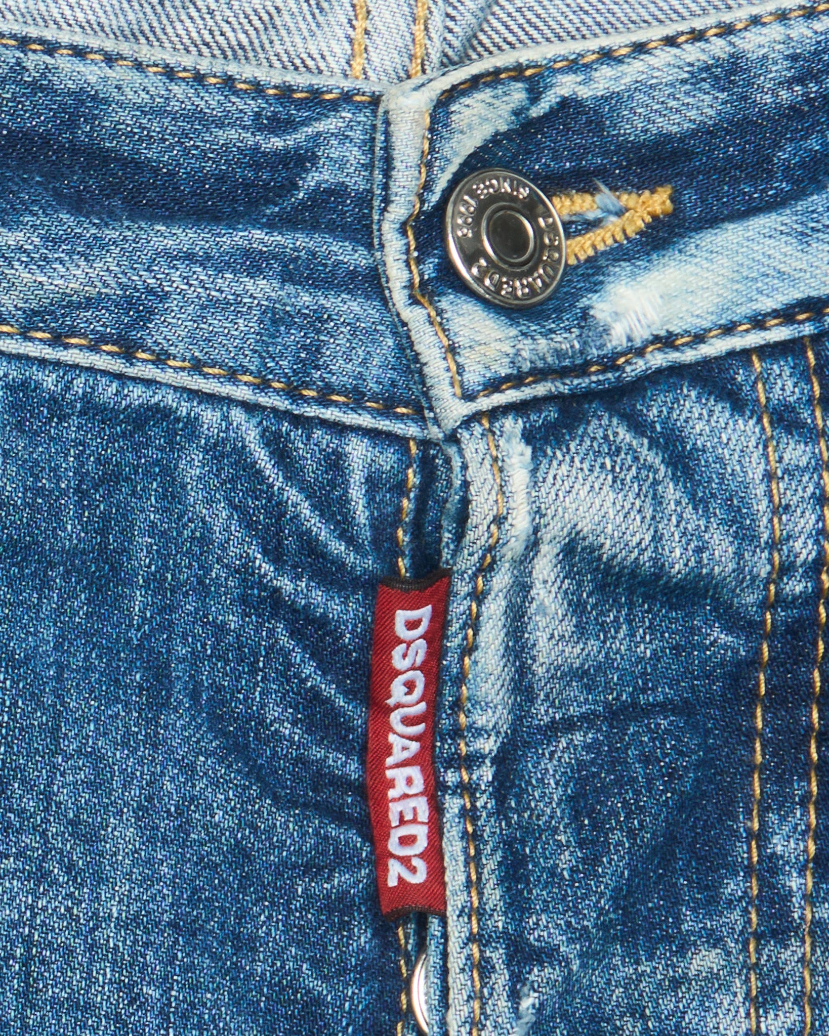 2020 Dsquared2 ‘Classic Kenny’ Paint Splatter Distressed Jeans