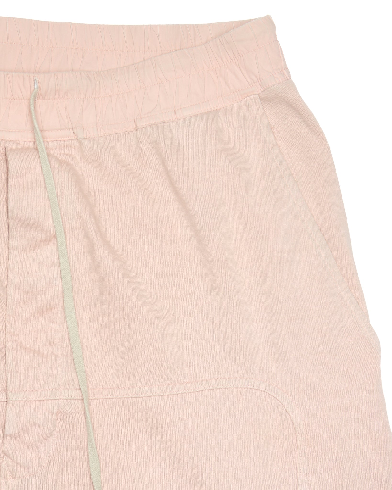 A/W21 Rick Owens DRKSHDW 'GETHSEMANE' Faded Pink Drop Crotch Jogger Pants