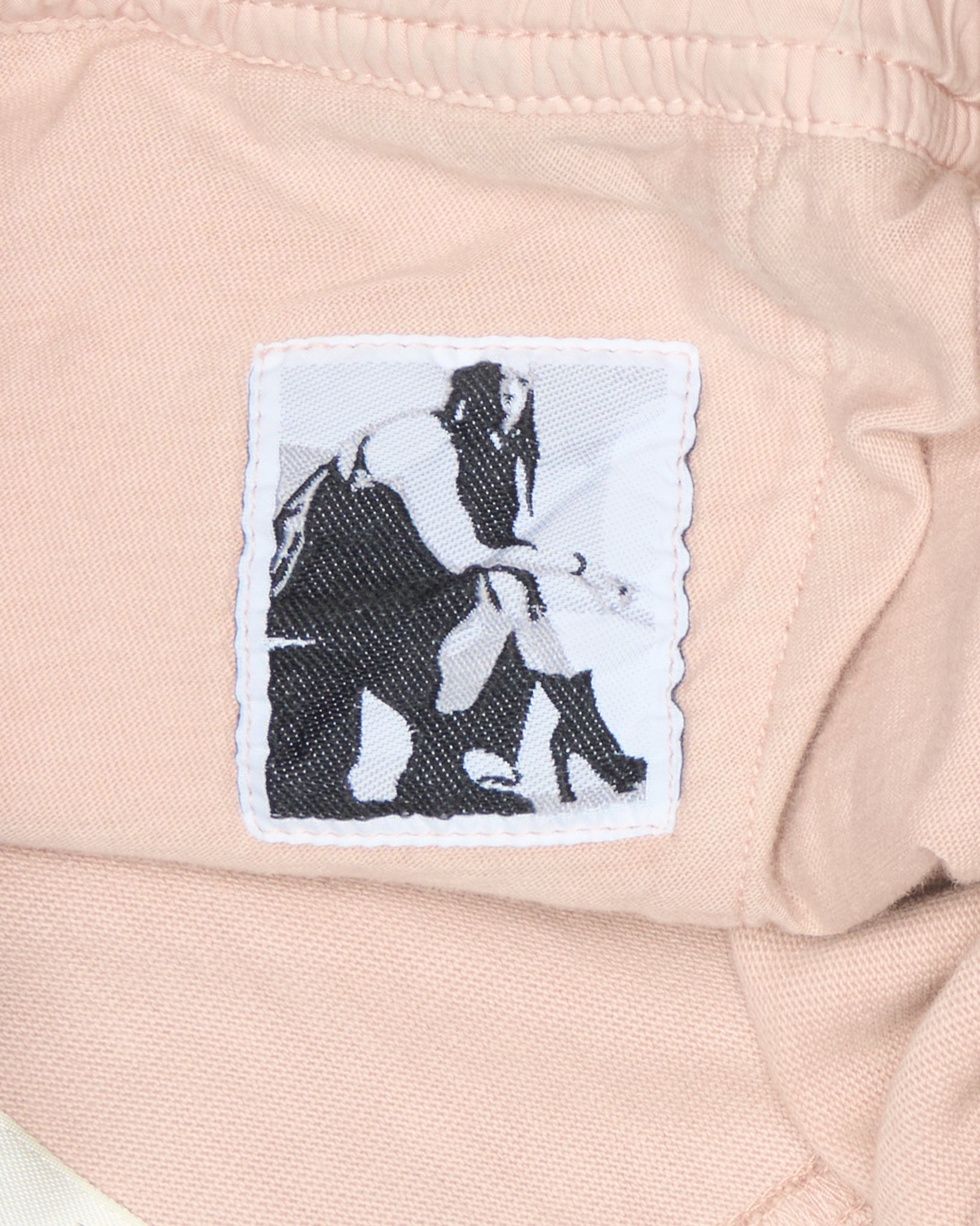 A/W21 Rick Owens DRKSHDW 'GETHSEMANE' Faded Pink Drop Crotch Jogger Pants