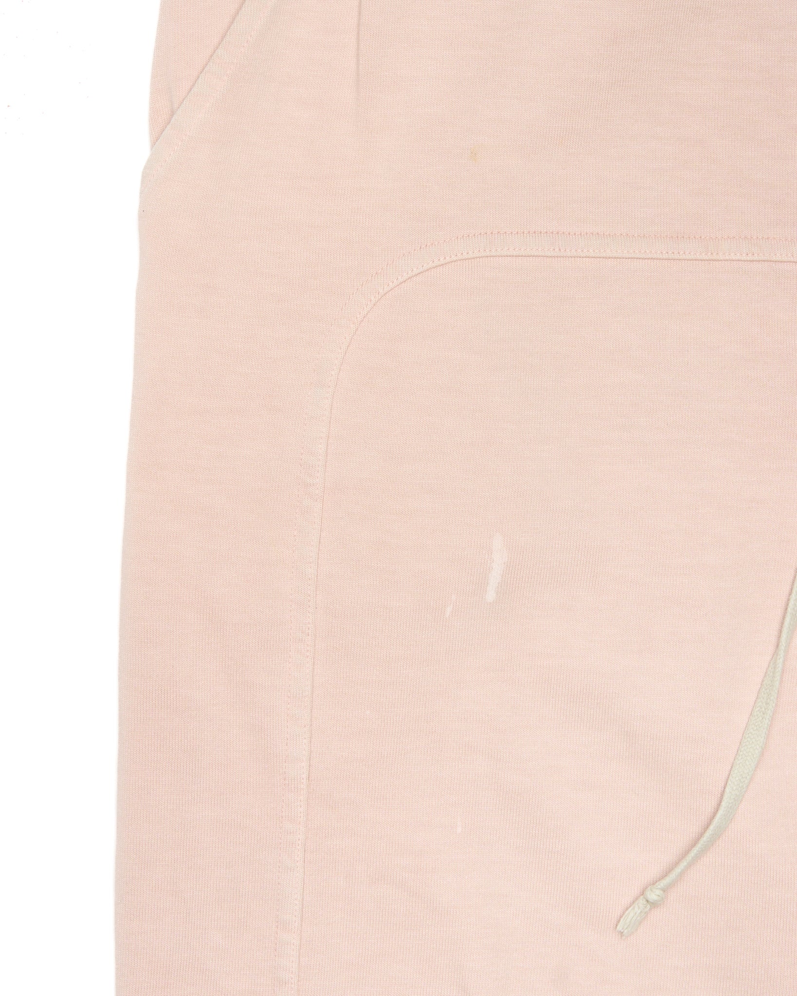 A/W21 Rick Owens DRKSHDW 'GETHSEMANE' Faded Pink Drop Crotch Jogger Pants