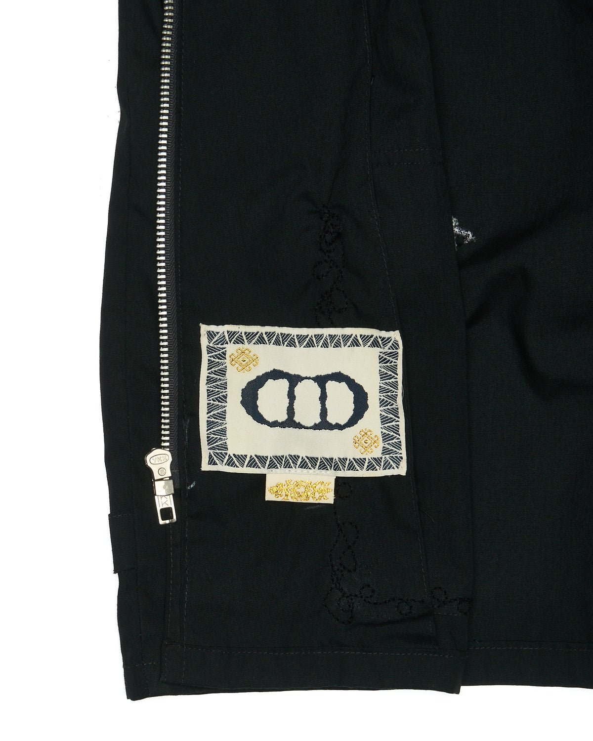Garment Service x Denim Dealer x Knock Twice™ All Black Crest Jacket