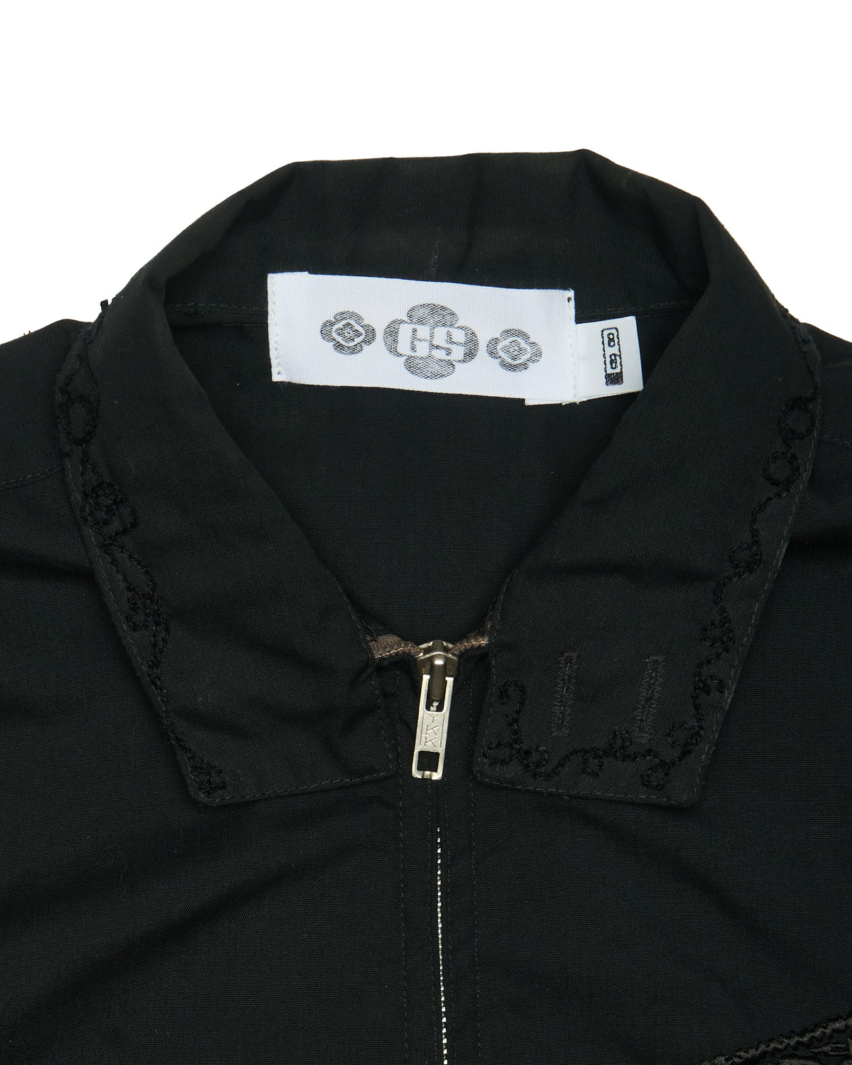 Garment Service x Denim Dealer x Knock Twice™ All Black Crest Jacket