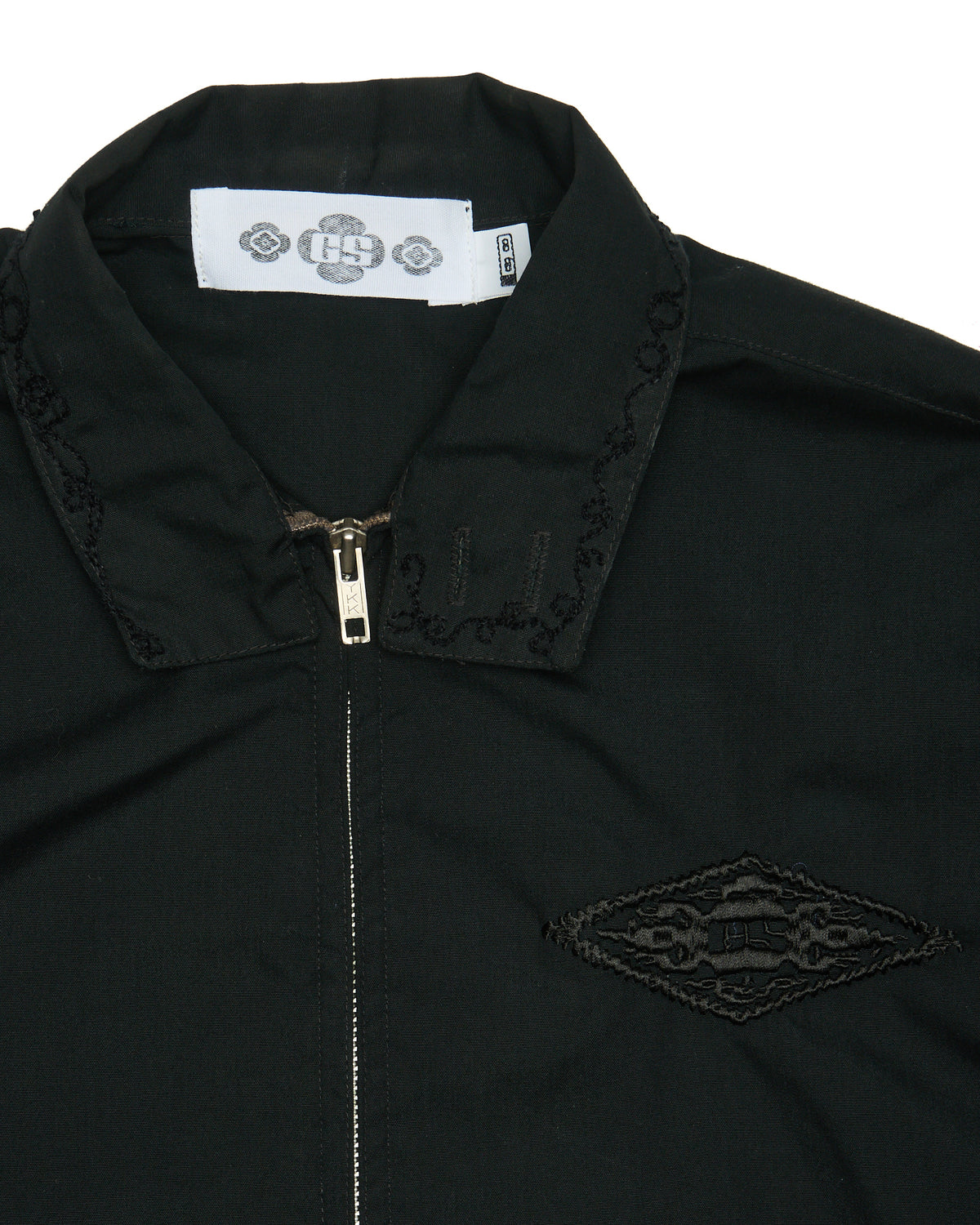 Garment Service x Denim Dealer x Knock Twice™ All Black Crest Jacket