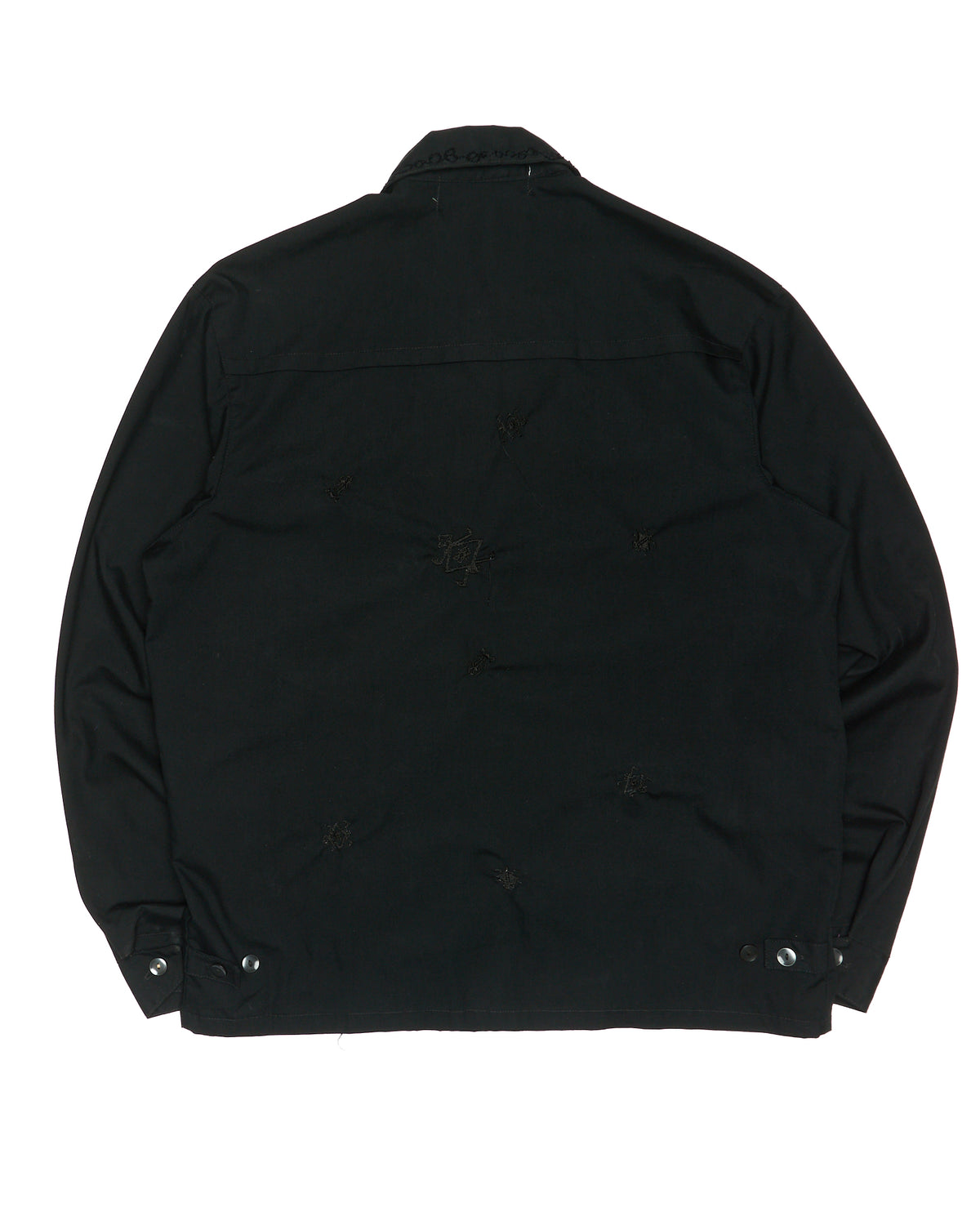 Garment Service x Denim Dealer x Knock Twice™ All Black Crest Jacket
