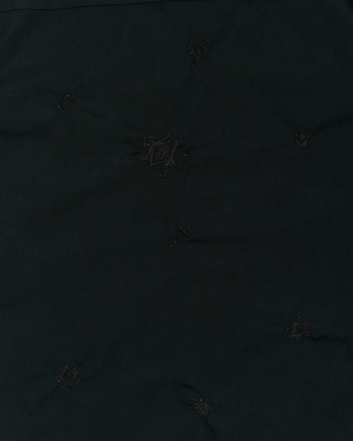 Garment Service x Denim Dealer x Knock Twice™ All Black Crest Jacket