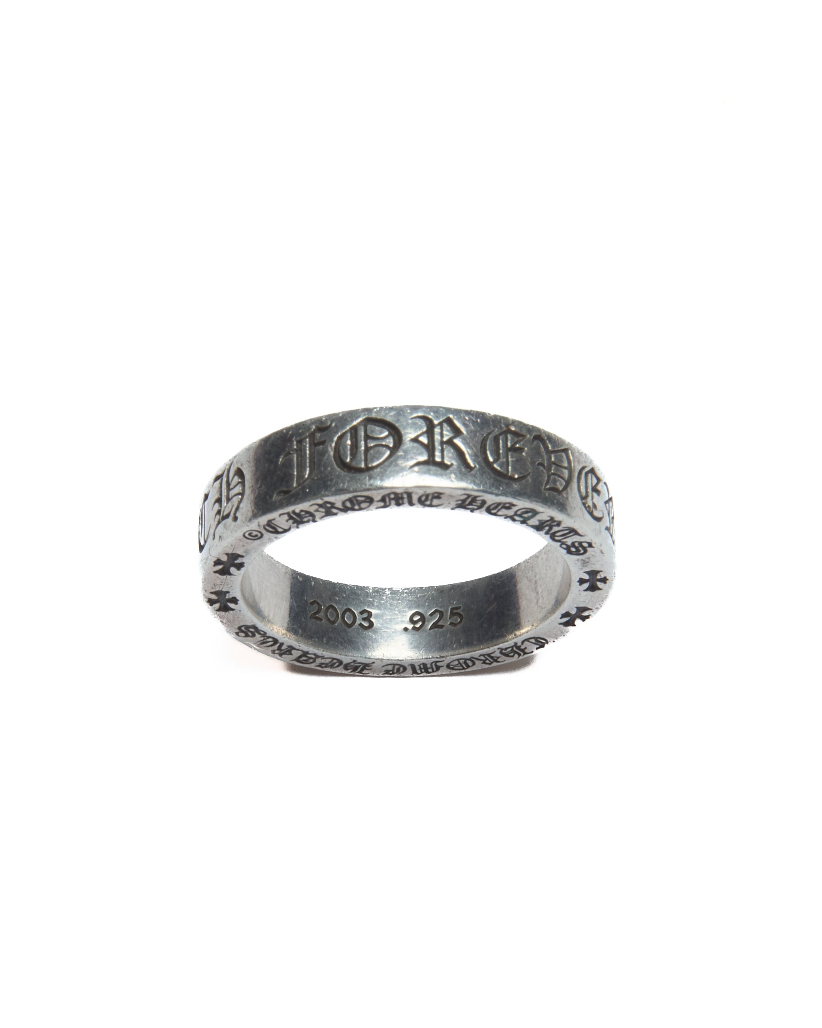 Chrome Hearts 2003 “Forever” Silver Ring
