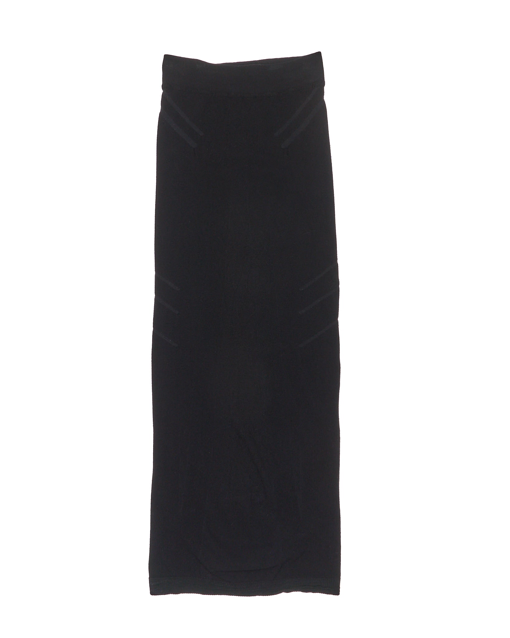 2010s Rick Owens Lilies Black Maxi Skirt