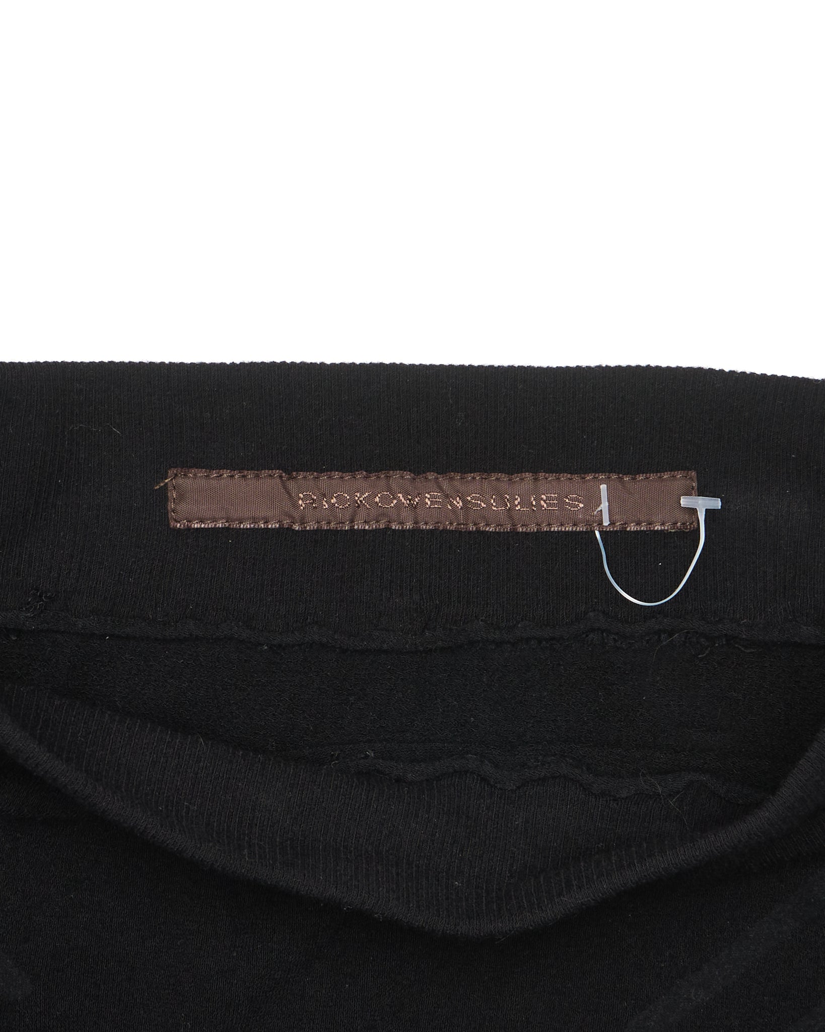 2010s Rick Owens Lilies Black Maxi Skirt