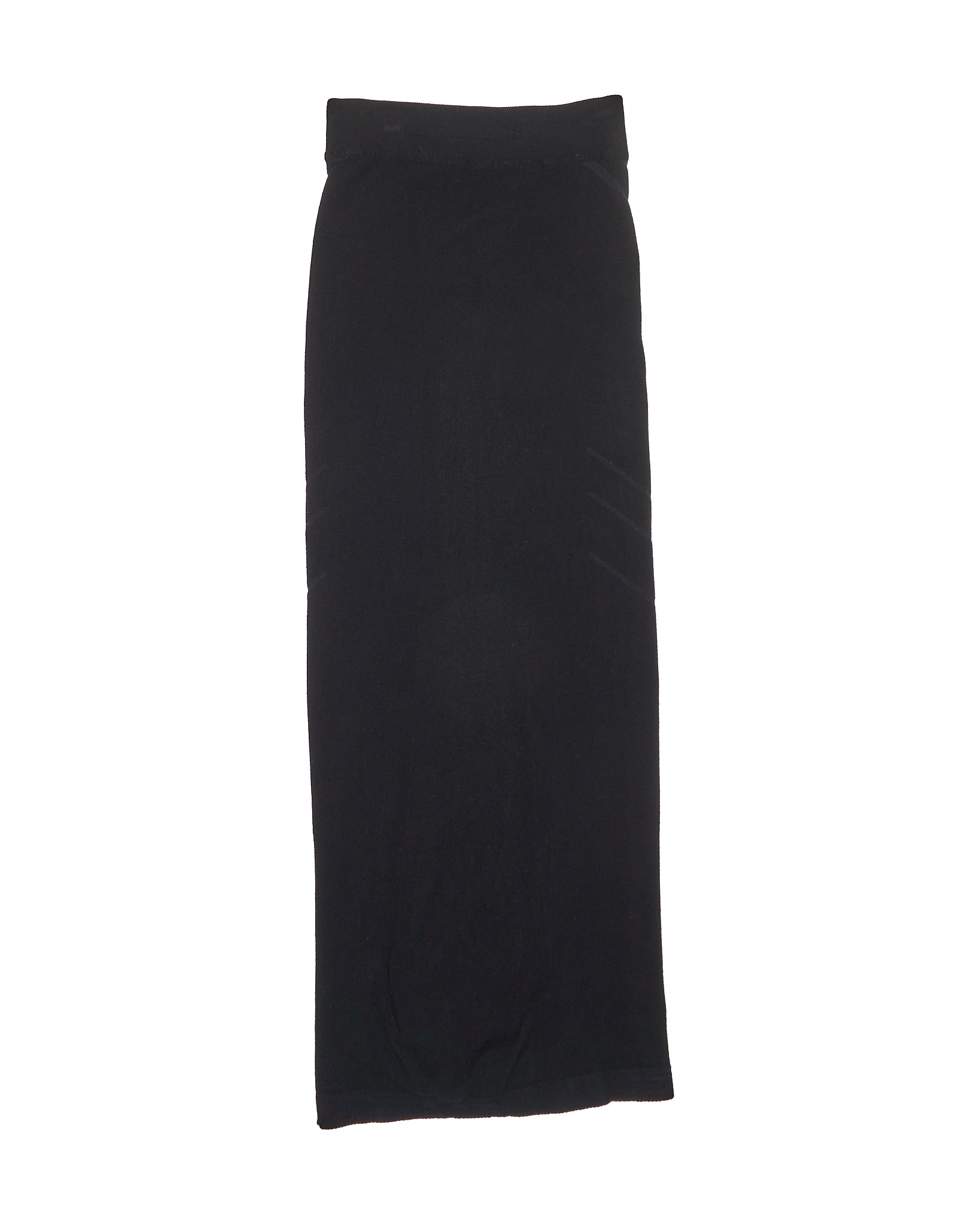 2010s Rick Owens Lilies Black Maxi Skirt