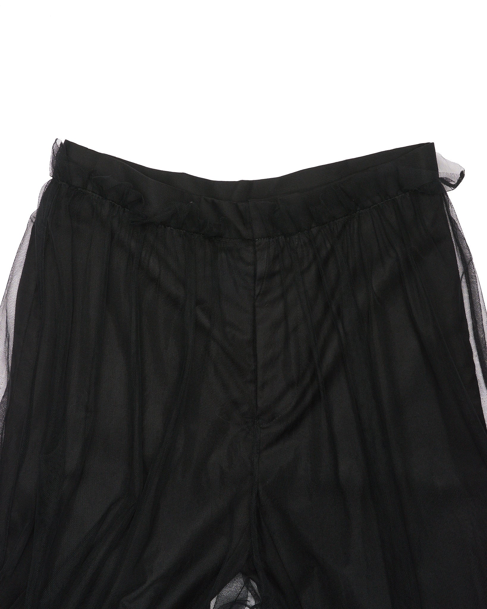 S/S18 Noir Kei Ninomiya Sheer Tulle Layer Trousers