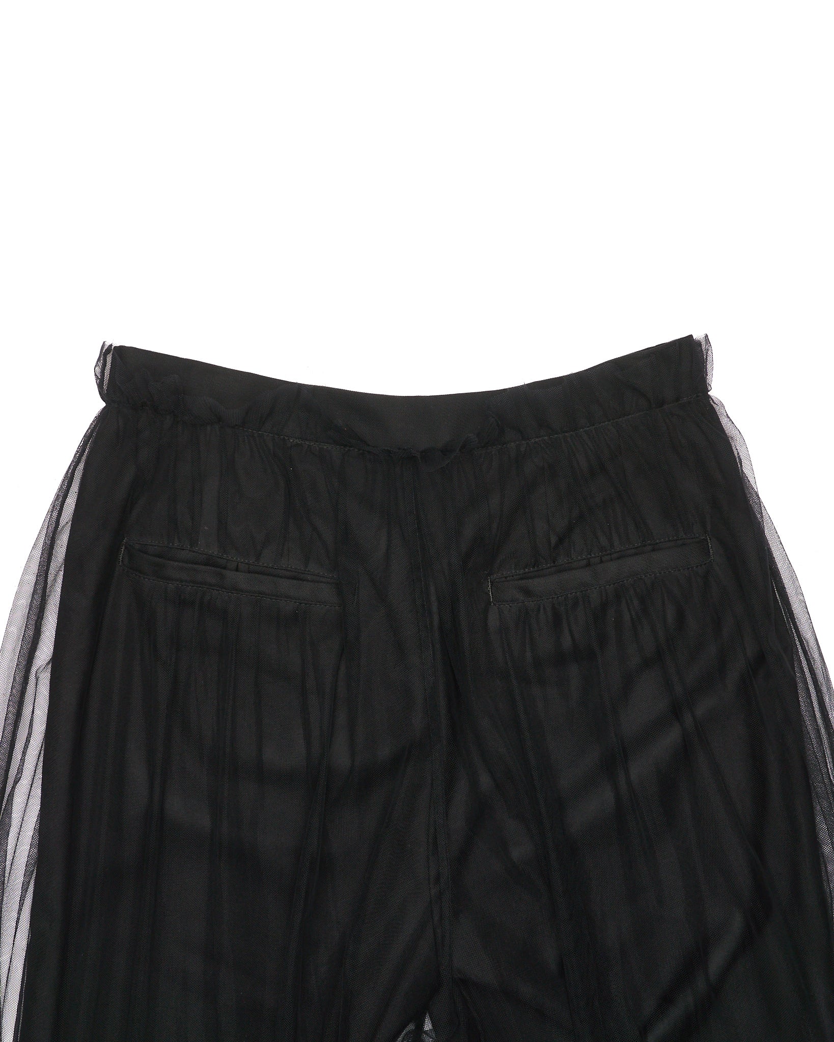 S/S18 Noir Kei Ninomiya Sheer Tulle Layer Trousers