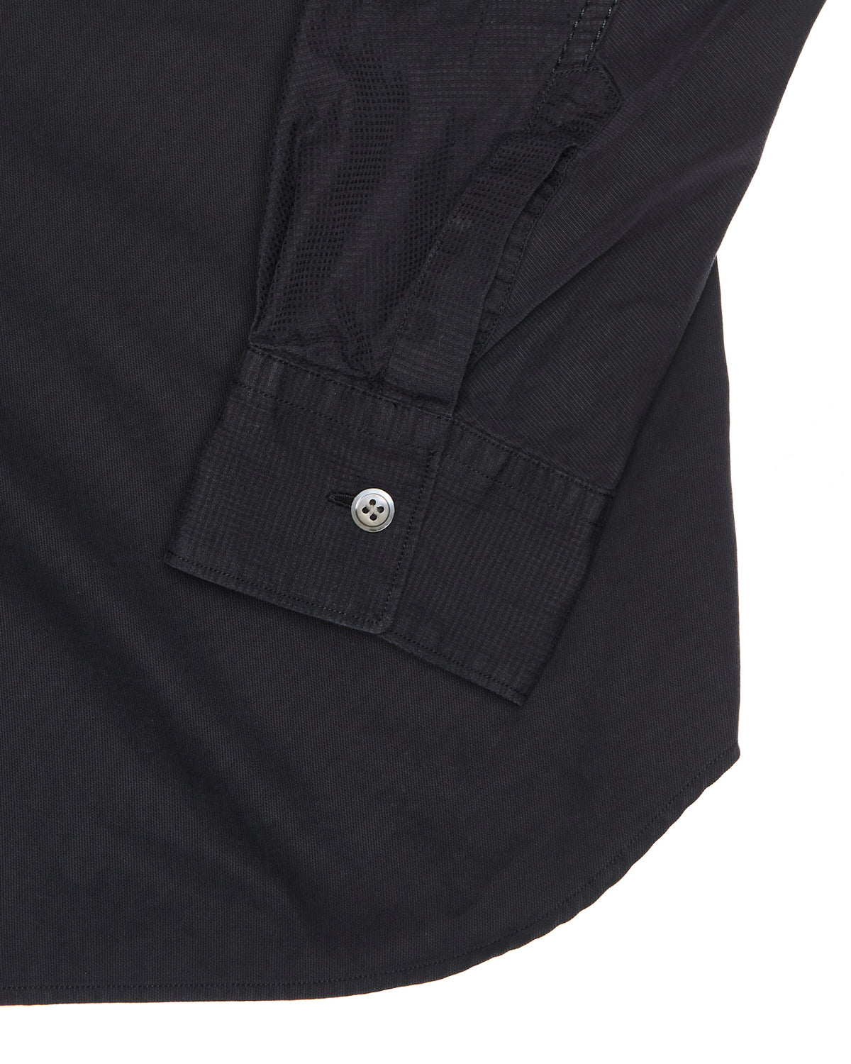 S/S16 COMME des GARÇONS SHIRT Contrast Dual-Toned Button-Up Shirt