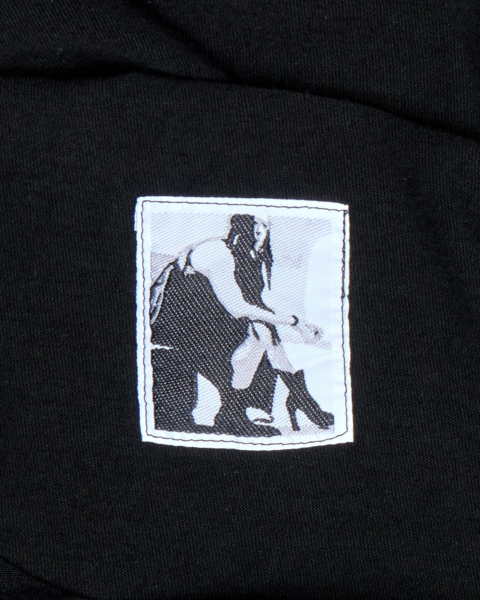 Early 00s Rick Owens DRKSHDW Black Longline Level T-Shirt
