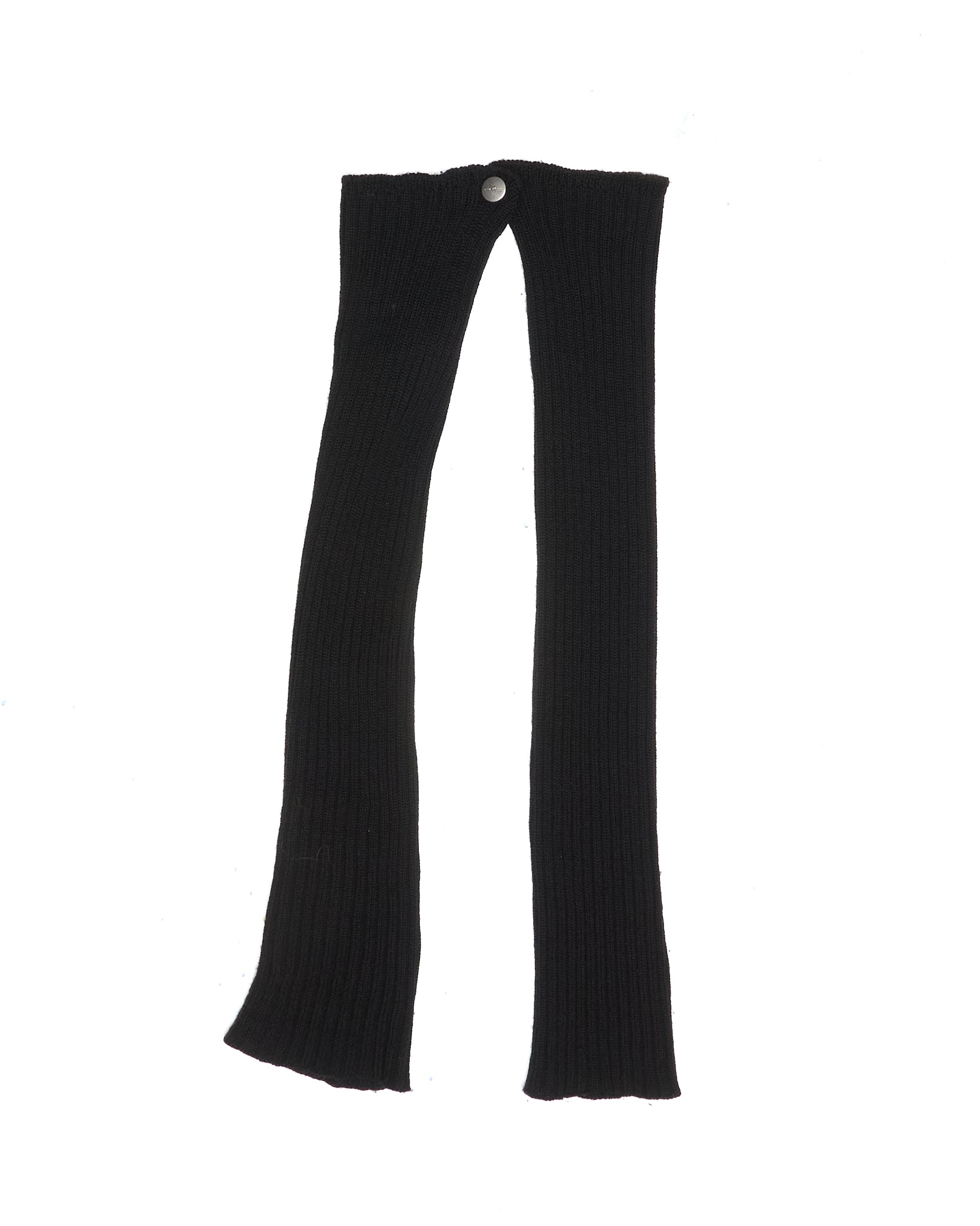 A/W25 Rick Owens "CONCORDIANS" Virgin Wool Rib Knit Arm Warmers