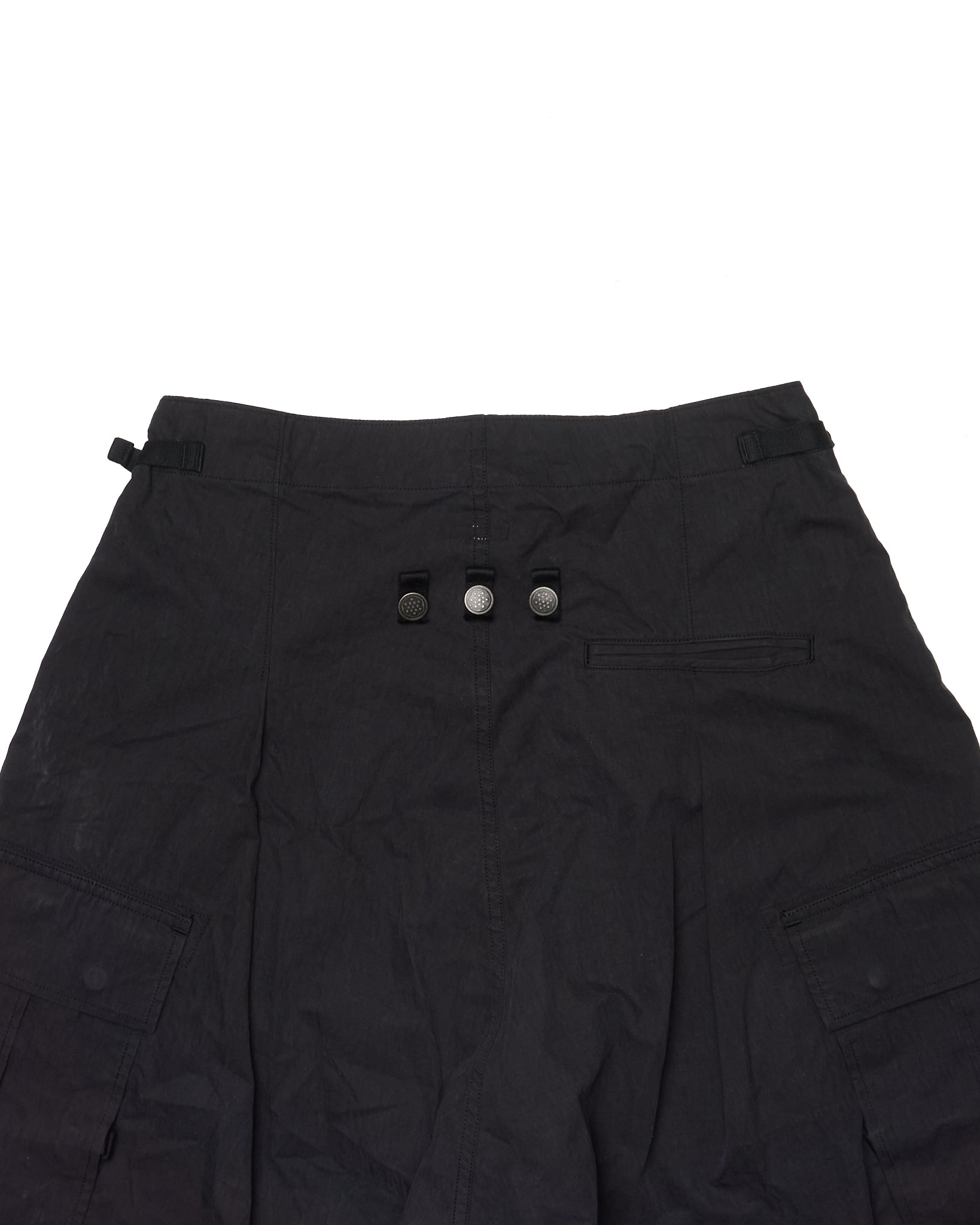 Kapital Rip Stop JUMBO Black Cargo Pants