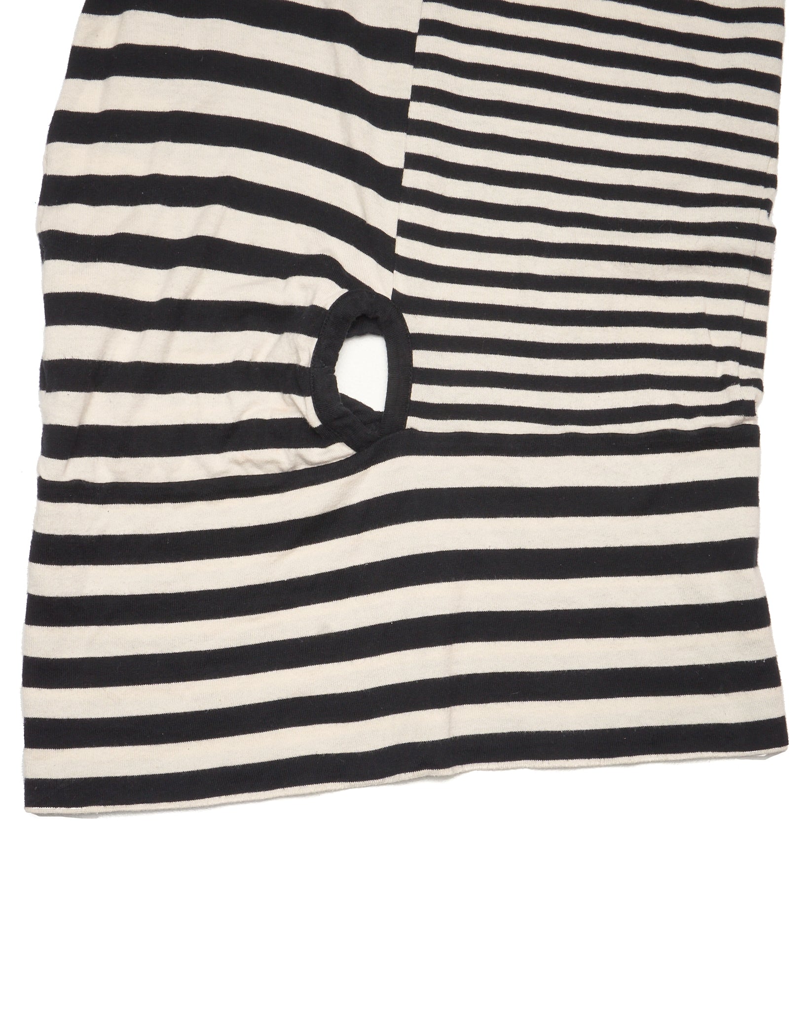 LIMI feu Asymmetric Deconstructed Striped Tank Top