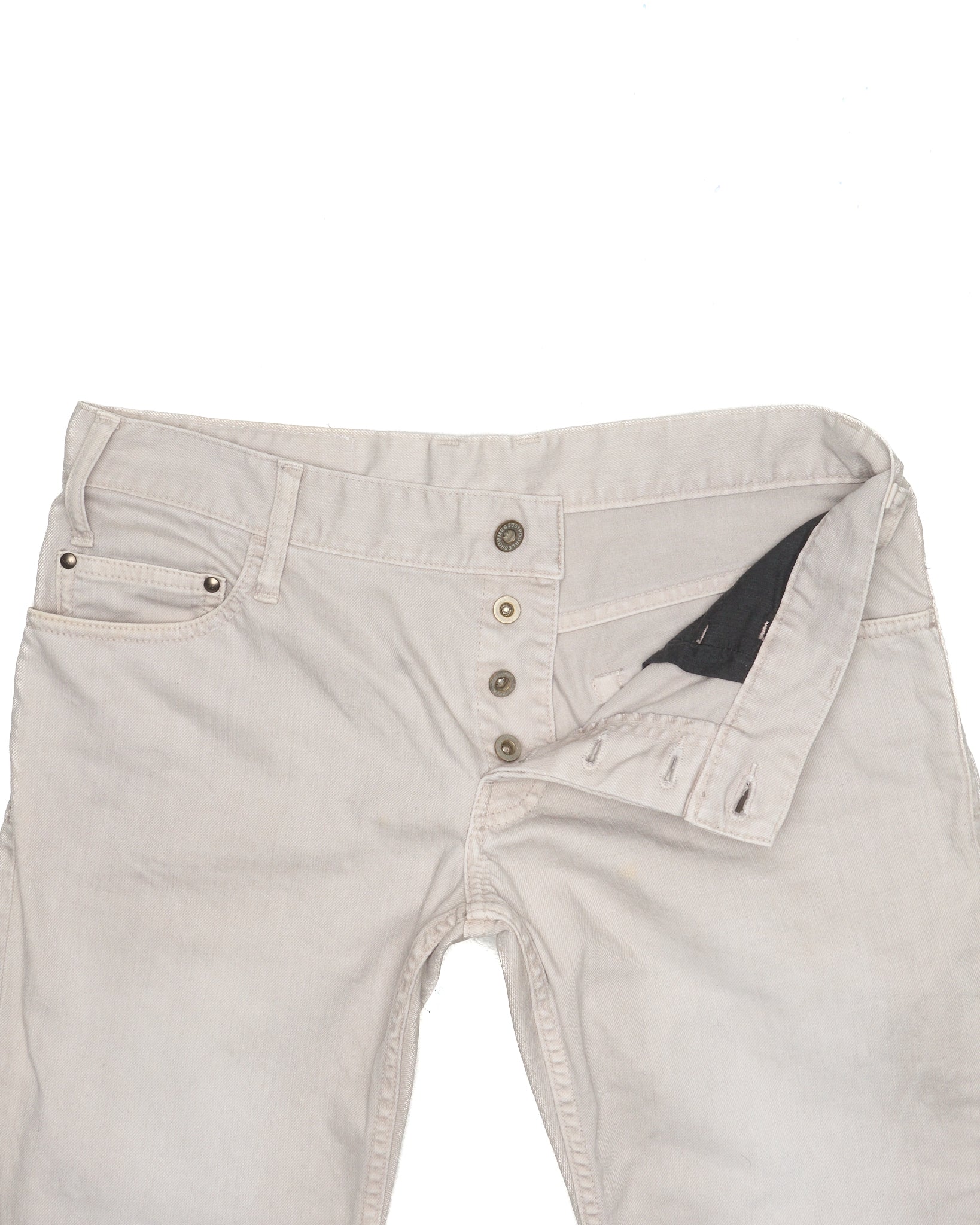 Late 00s 5351 Pour Les Hommes Washed Grey Slim Denim