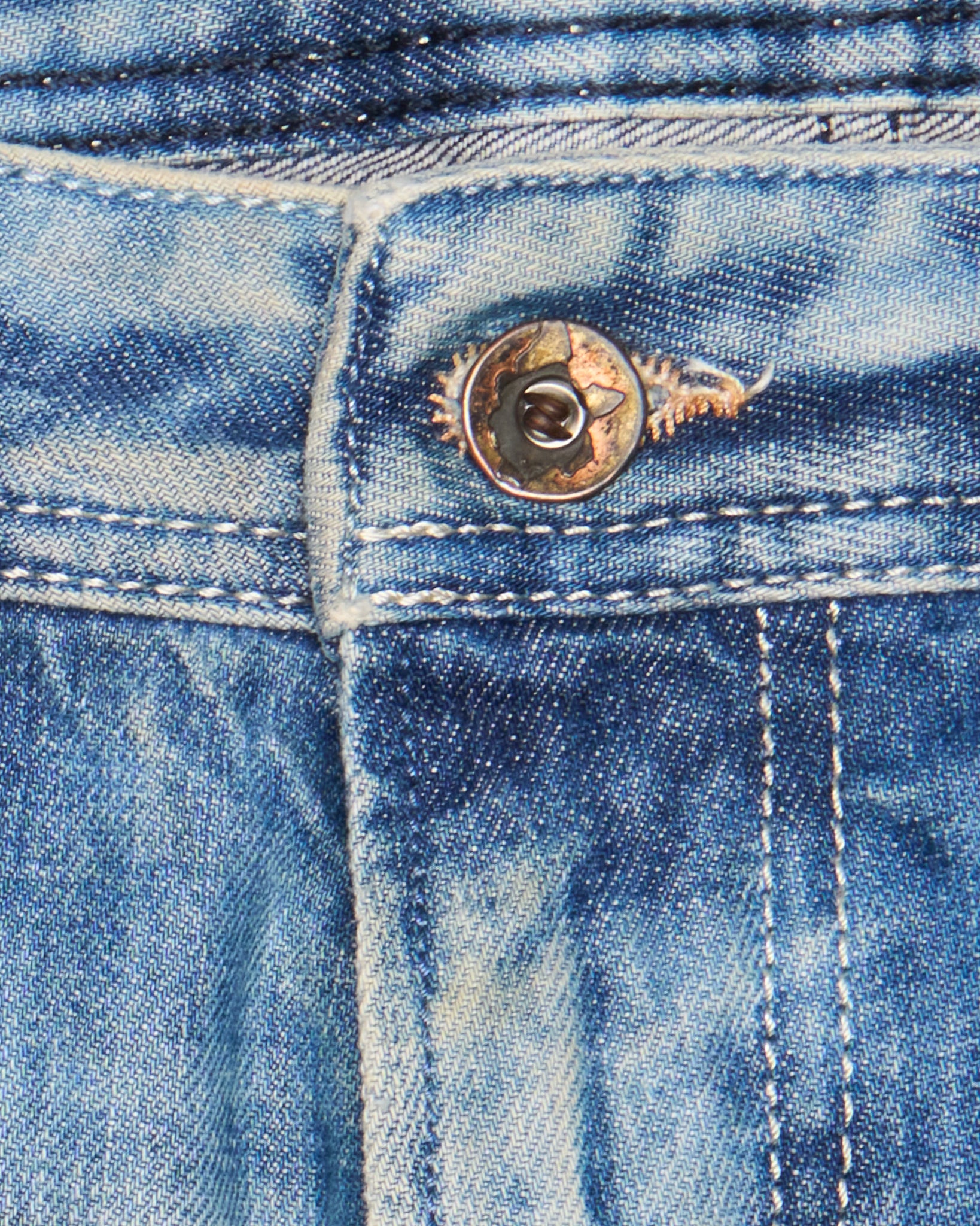 Late 00s Diesel Krooley Slim-Carrot-Fit Vintage Indigo Wash Denim
