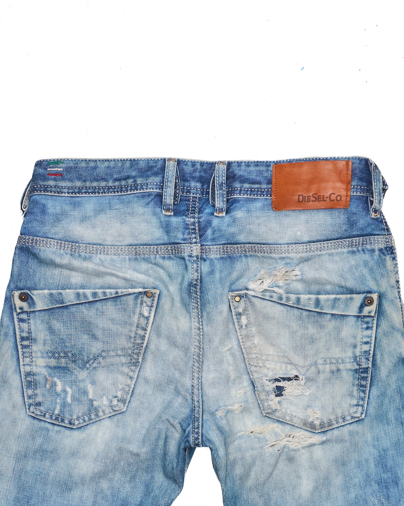Late 00s Diesel Krooley Slim-Carrot-Fit Vintage Indigo Wash Denim