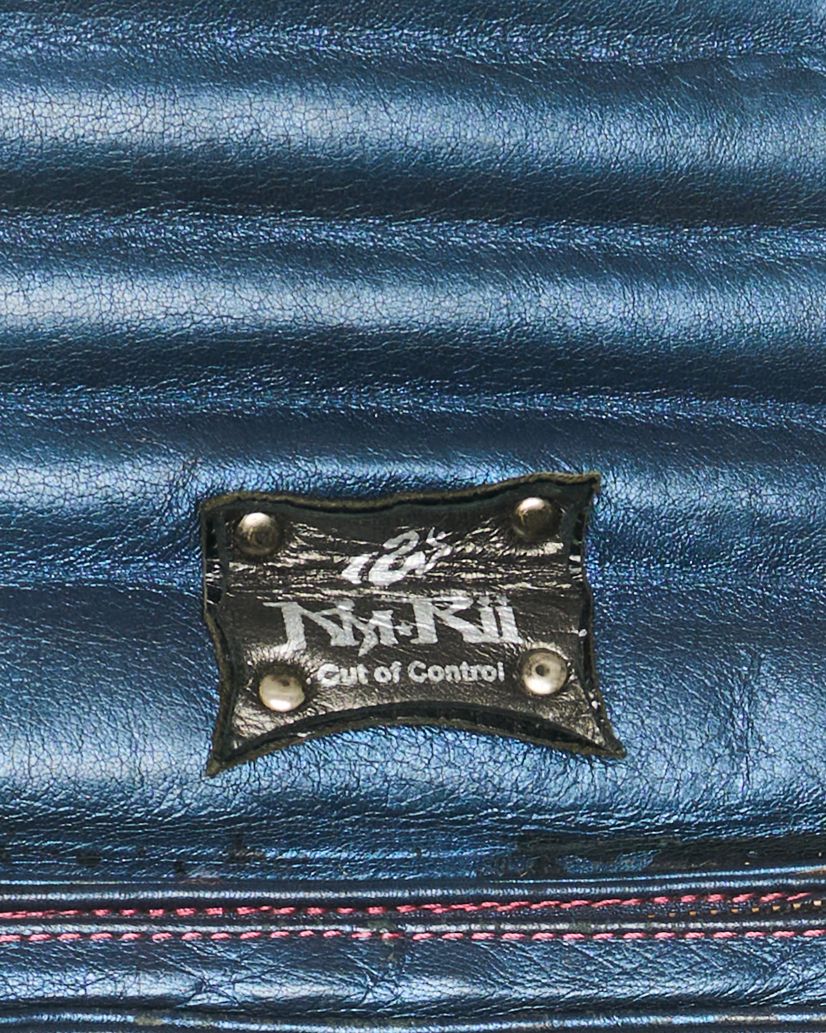 Late 00s KMRii “Out of Control” Multi-Pocket Leather Belt Bag