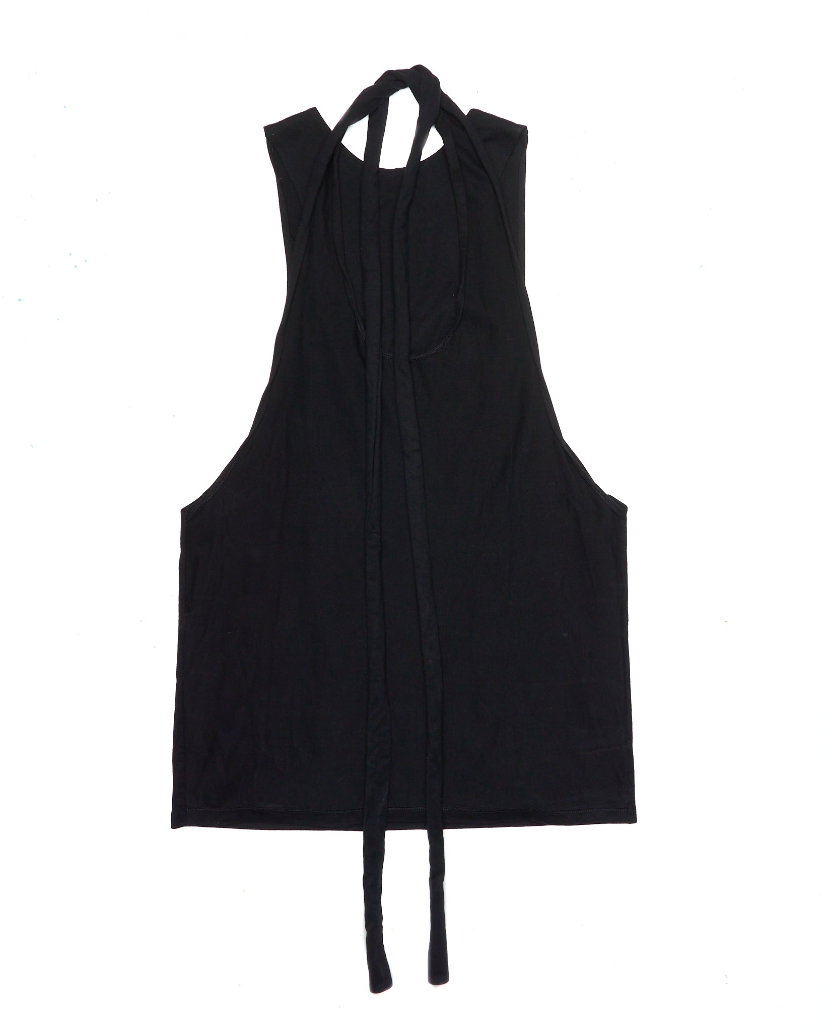 Late 00s LIMI feu Layered Halter Scoop Neck Sleeveless Tunic