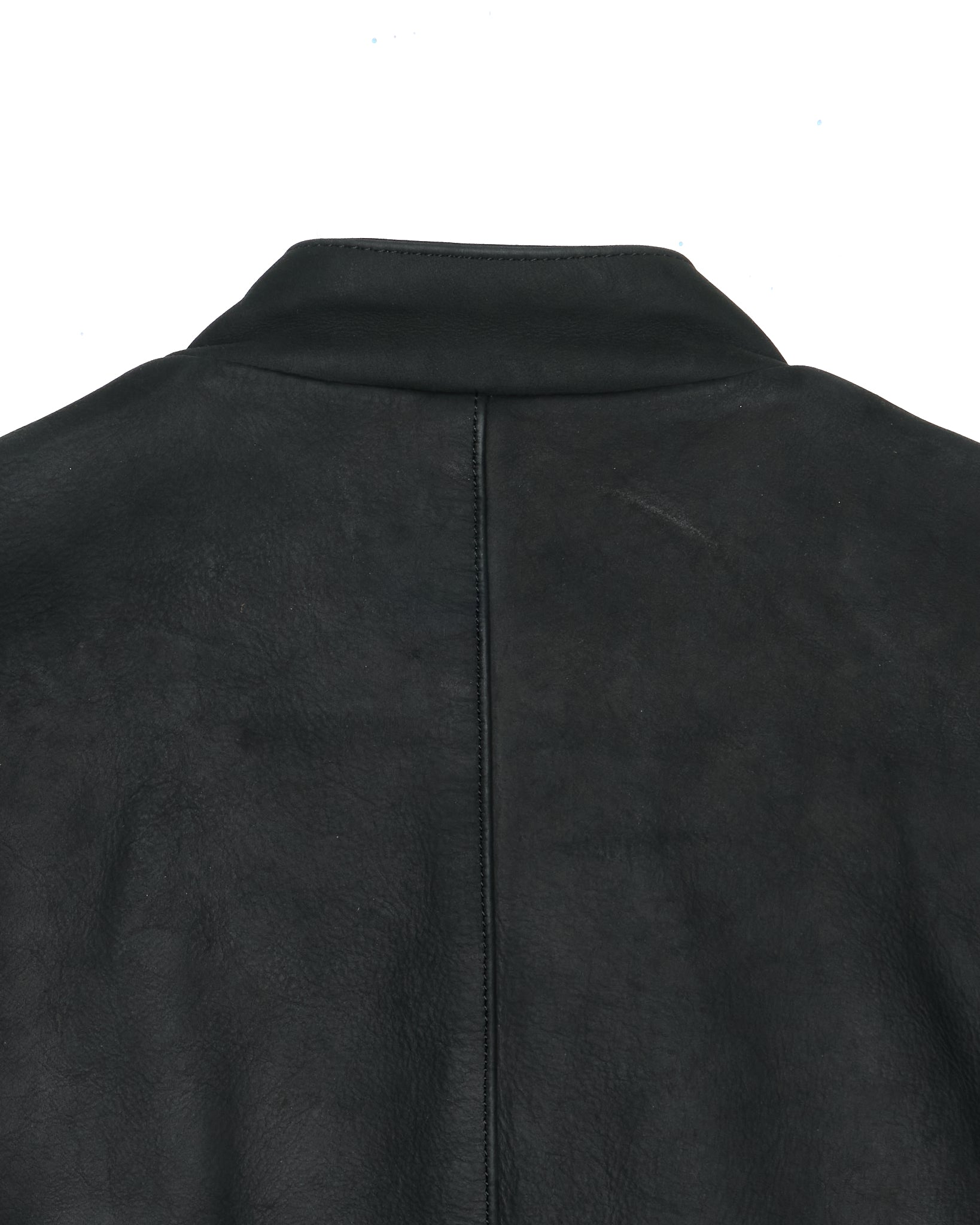 Late 00s NO ID. Buffalo Leather Moto Jacket