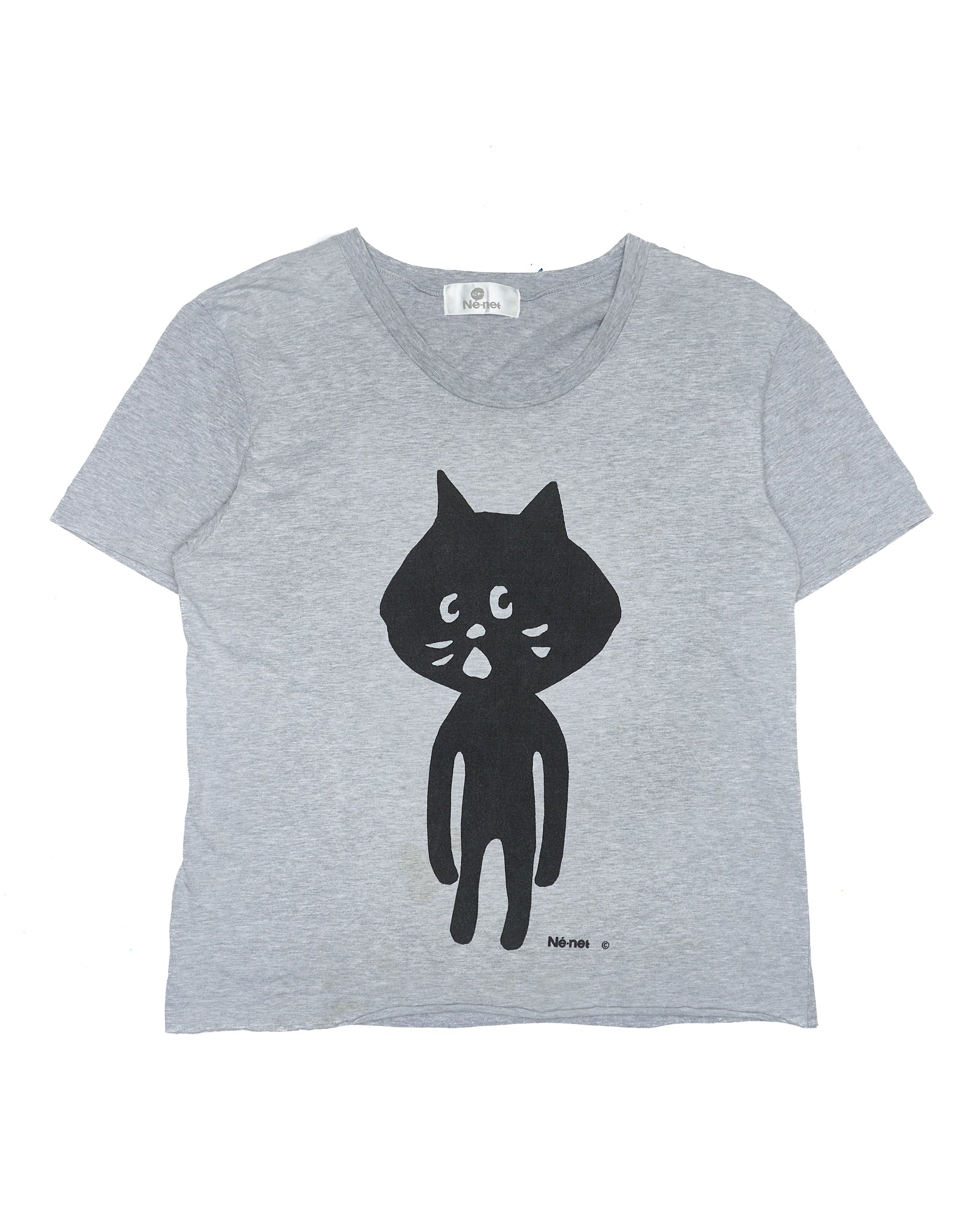 Late 00s Né-Net NYA Gray Tee