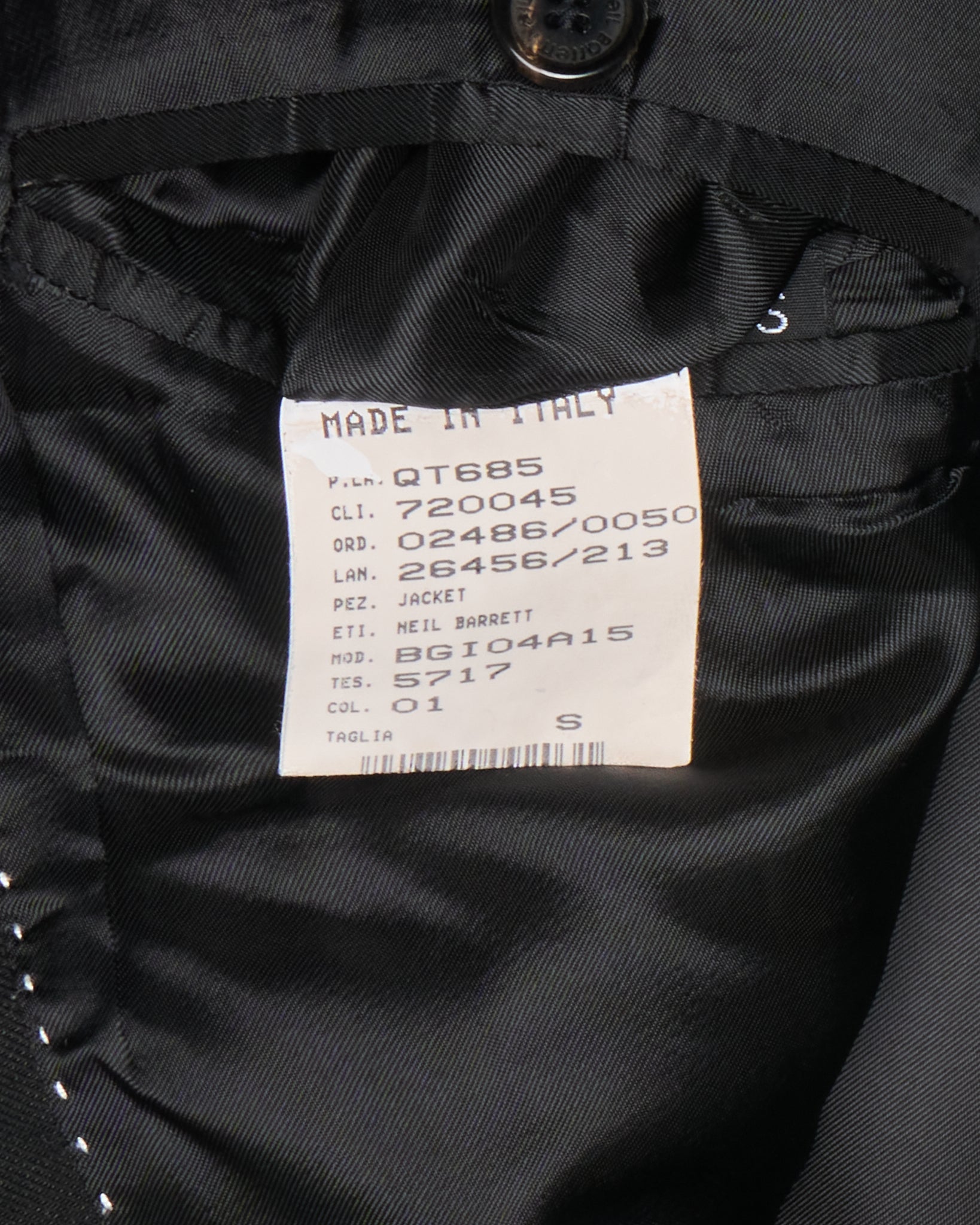 Late 00s Neil Barrett Hybrid Layered Blazer