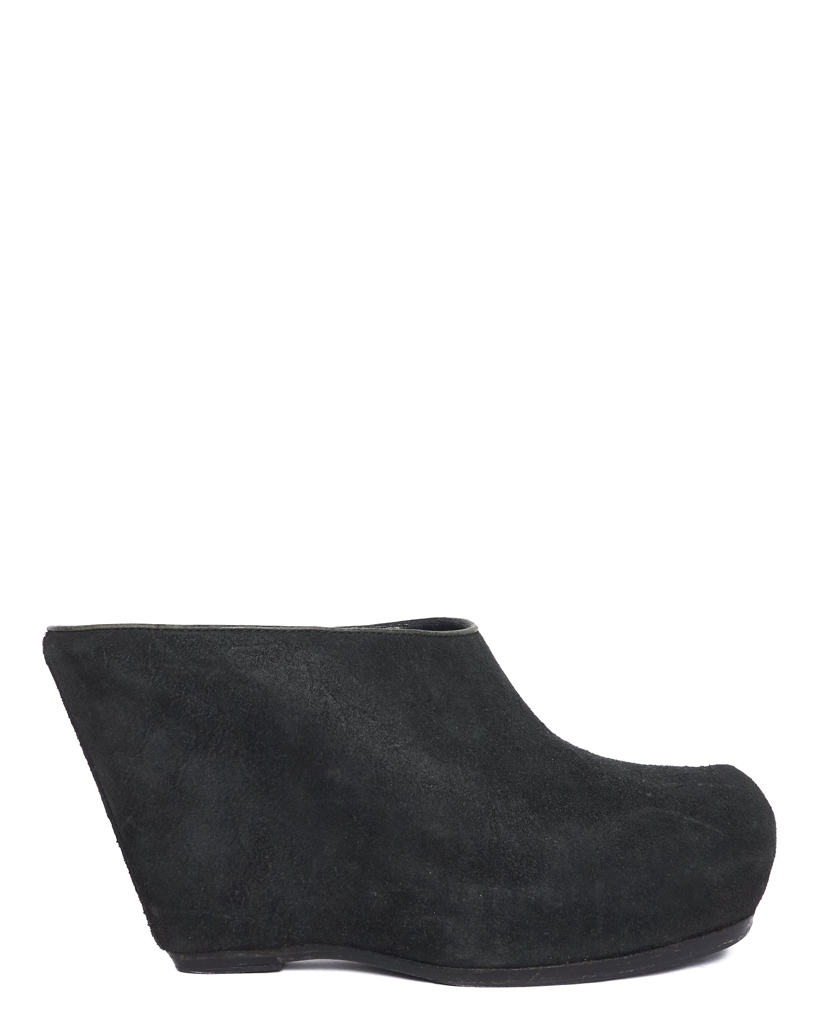 Late 00s Rick Owens Wedge Heel Mules