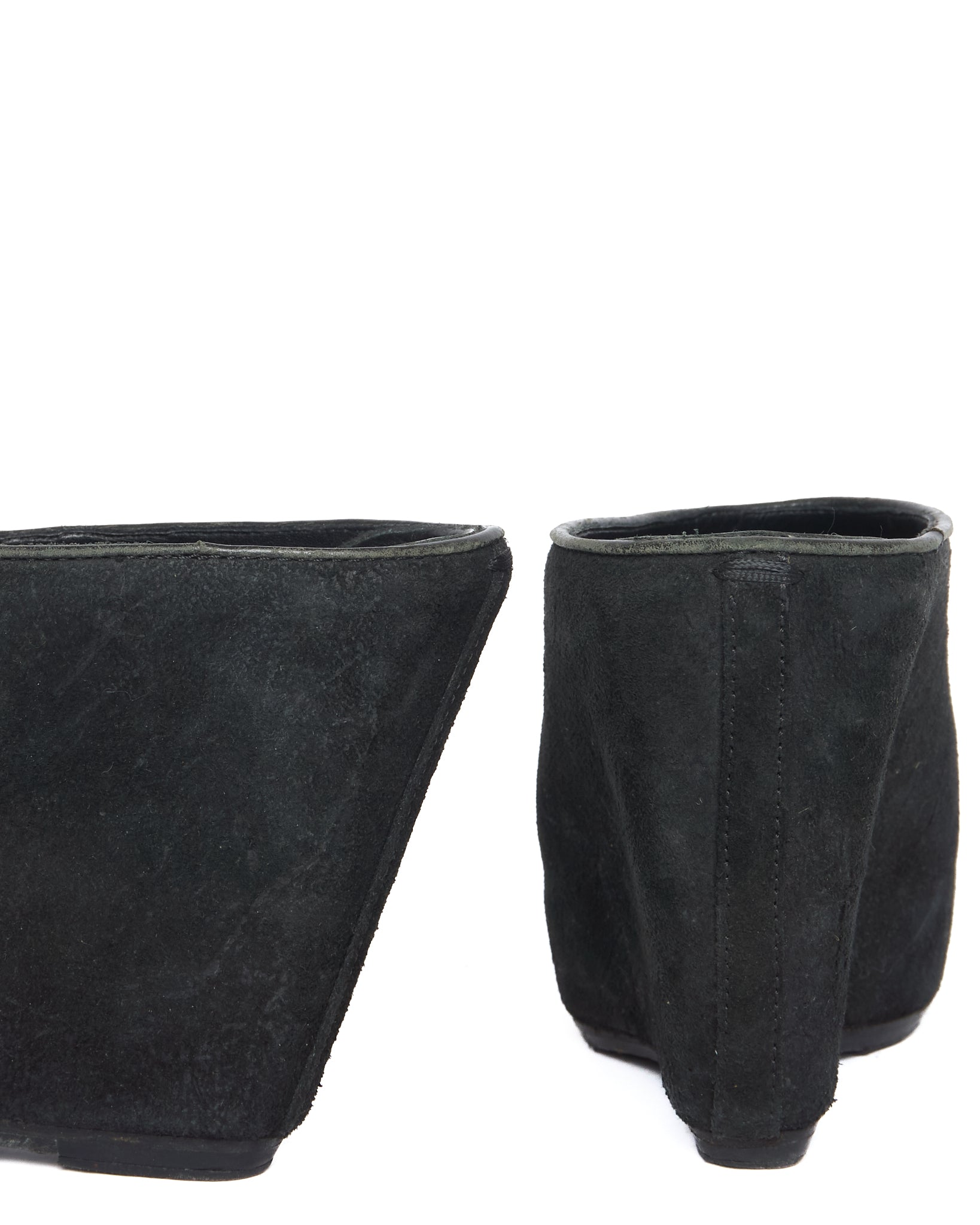 Late 00s Rick Owens Wedge Heel Mules