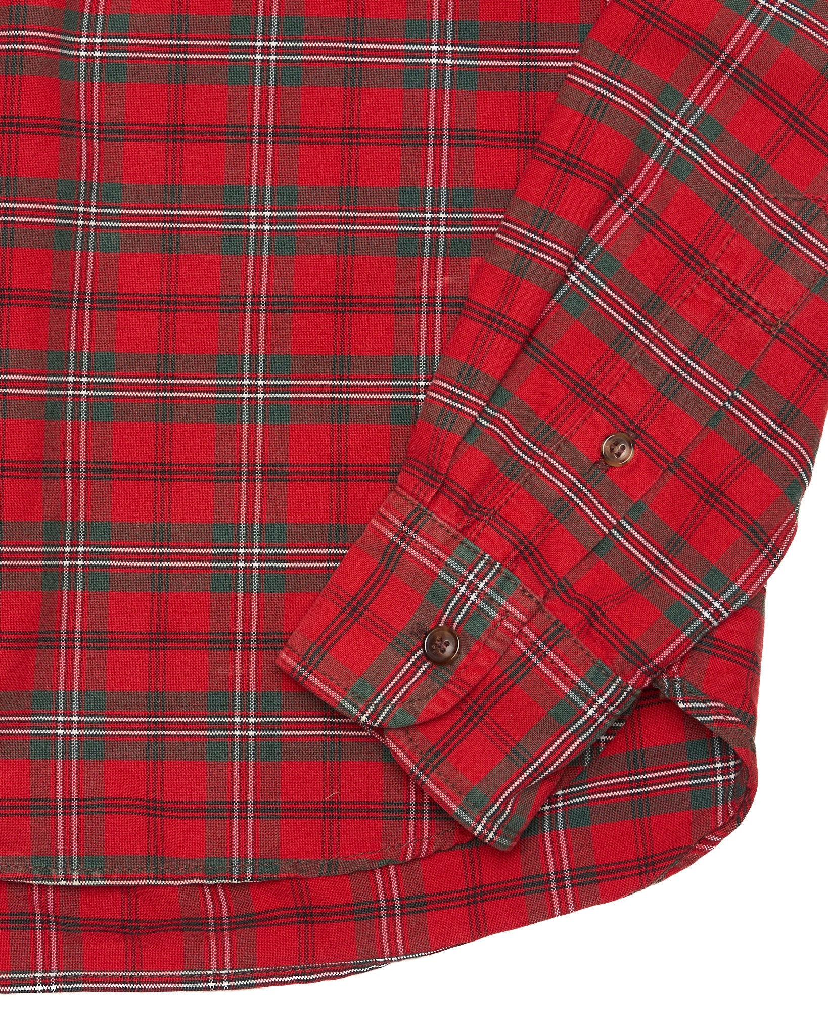 A/W15 COMME des GARÇONS HOMME Plaid/Canvas Button-up Shirt