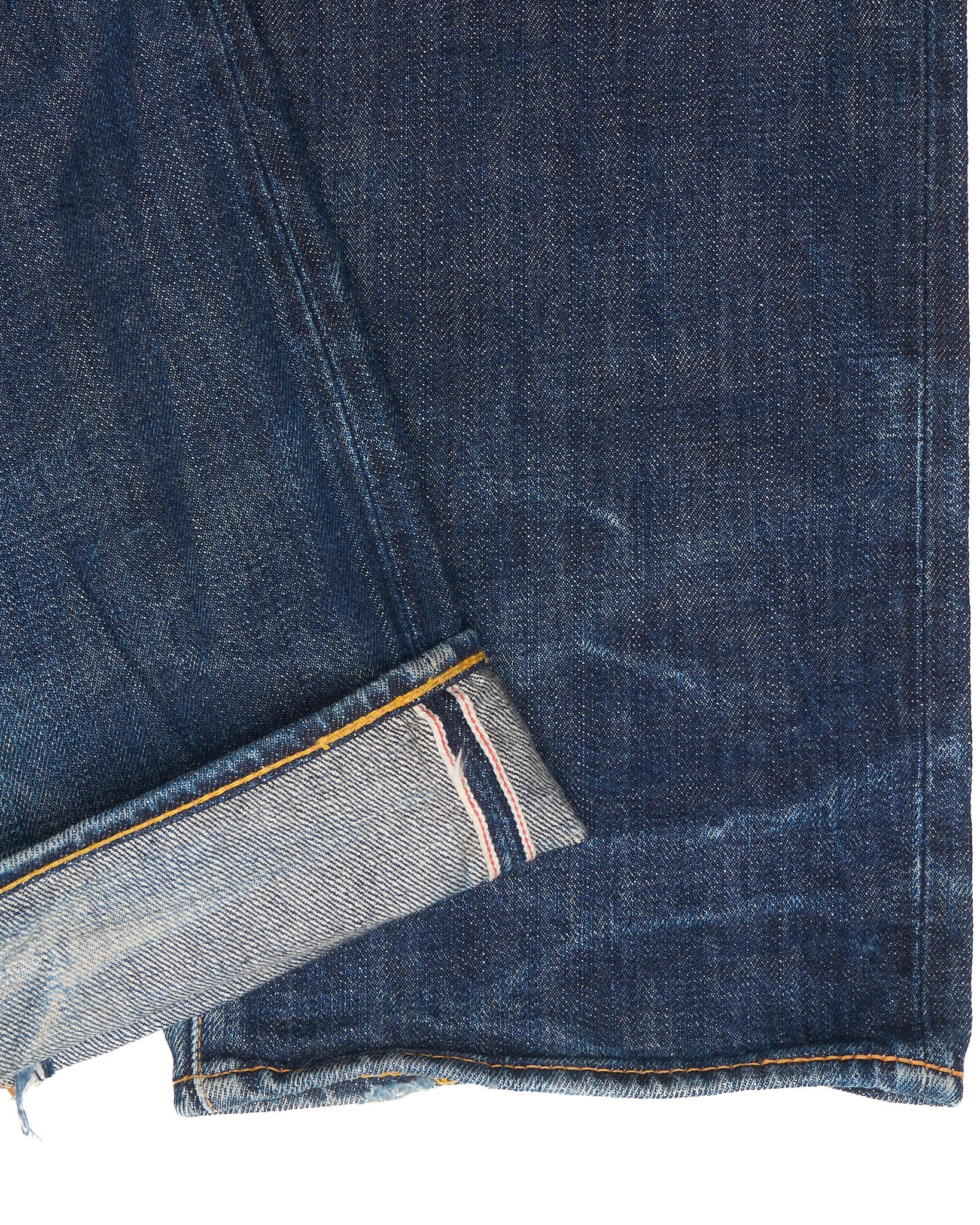 Late 90s EVISU No. 2 Embroidered Seagull Damage Repair Selvedge Jeans