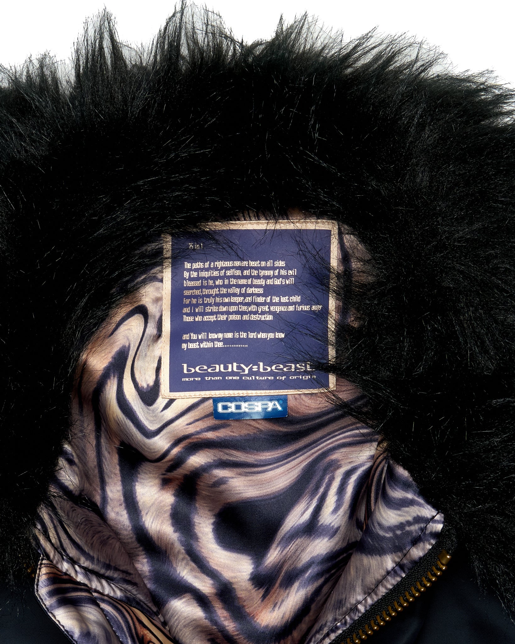 Late 90s beauty:beast Urusei Yatsura Princess Lum Fur Collar Parka