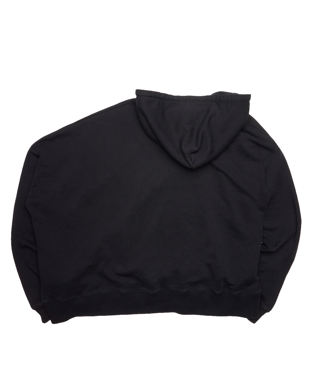 MM6 Maison Margiela Asymmetrical Sleeve Black Zip Hoodie