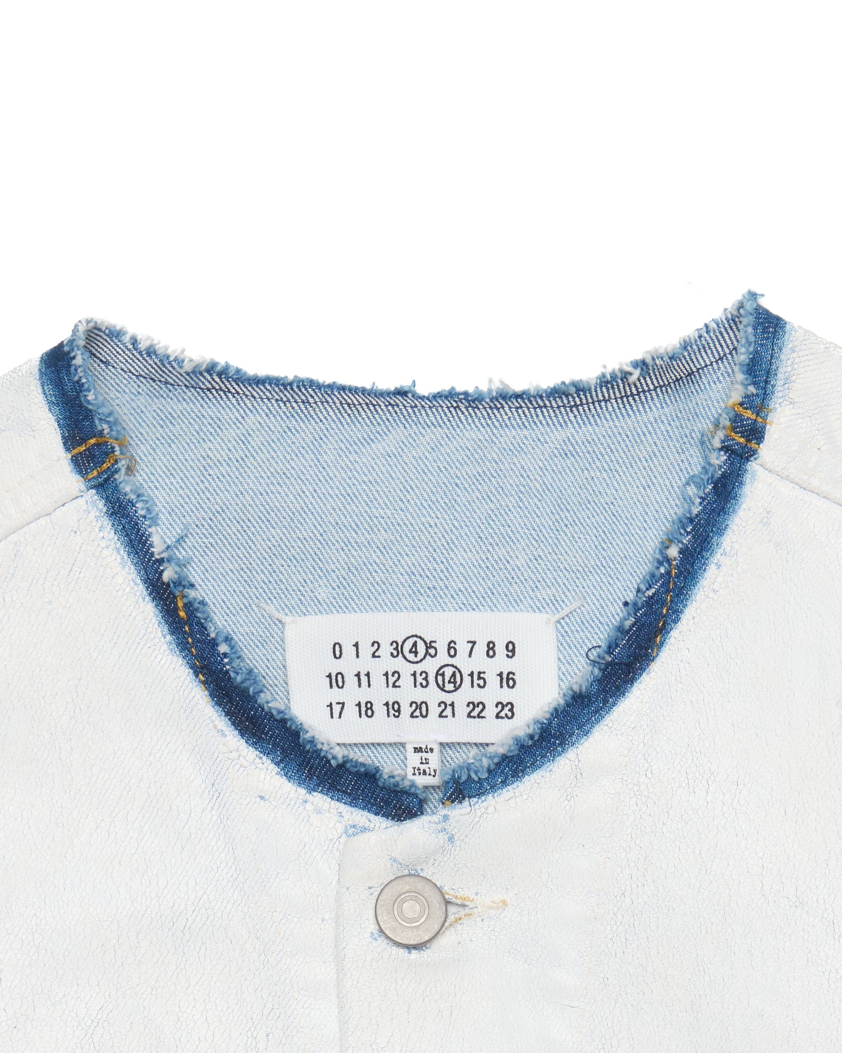 Maison Margiela Bianchetto Painted Denim Jacket