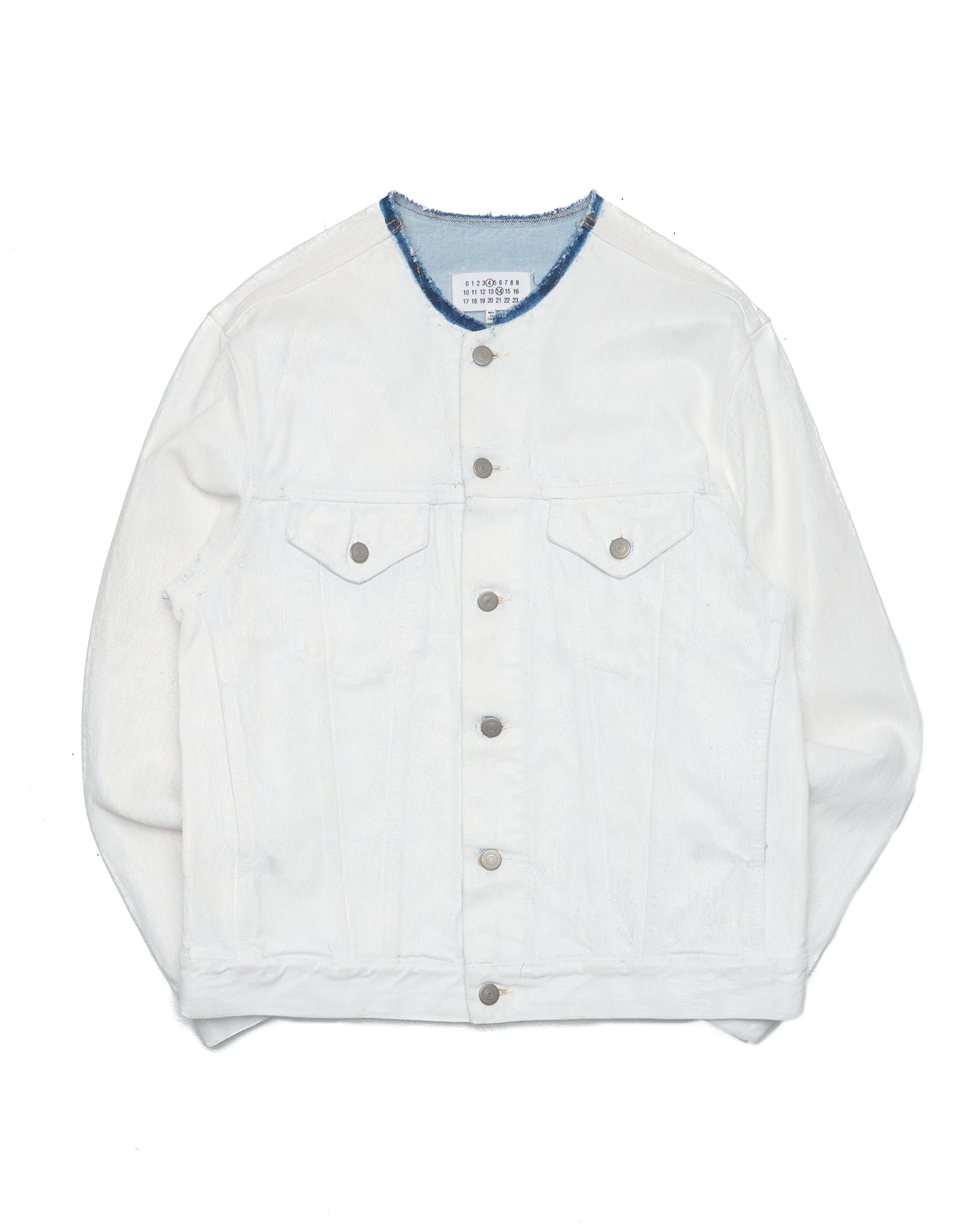 Maison Margiela Bianchetto Painted Denim Jacket