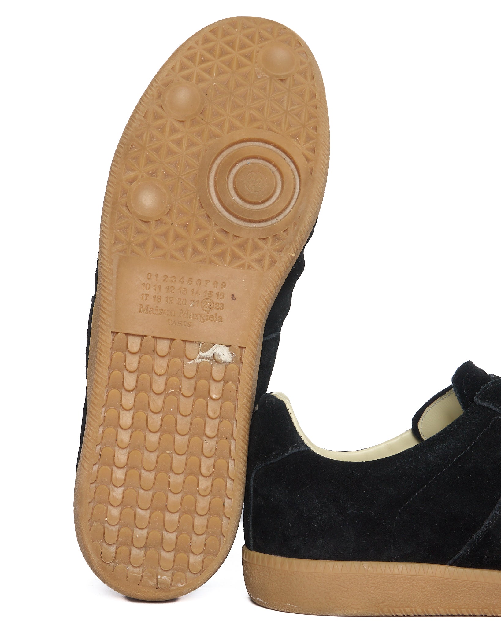Maison Margiela Black Suede Replica Sneakers