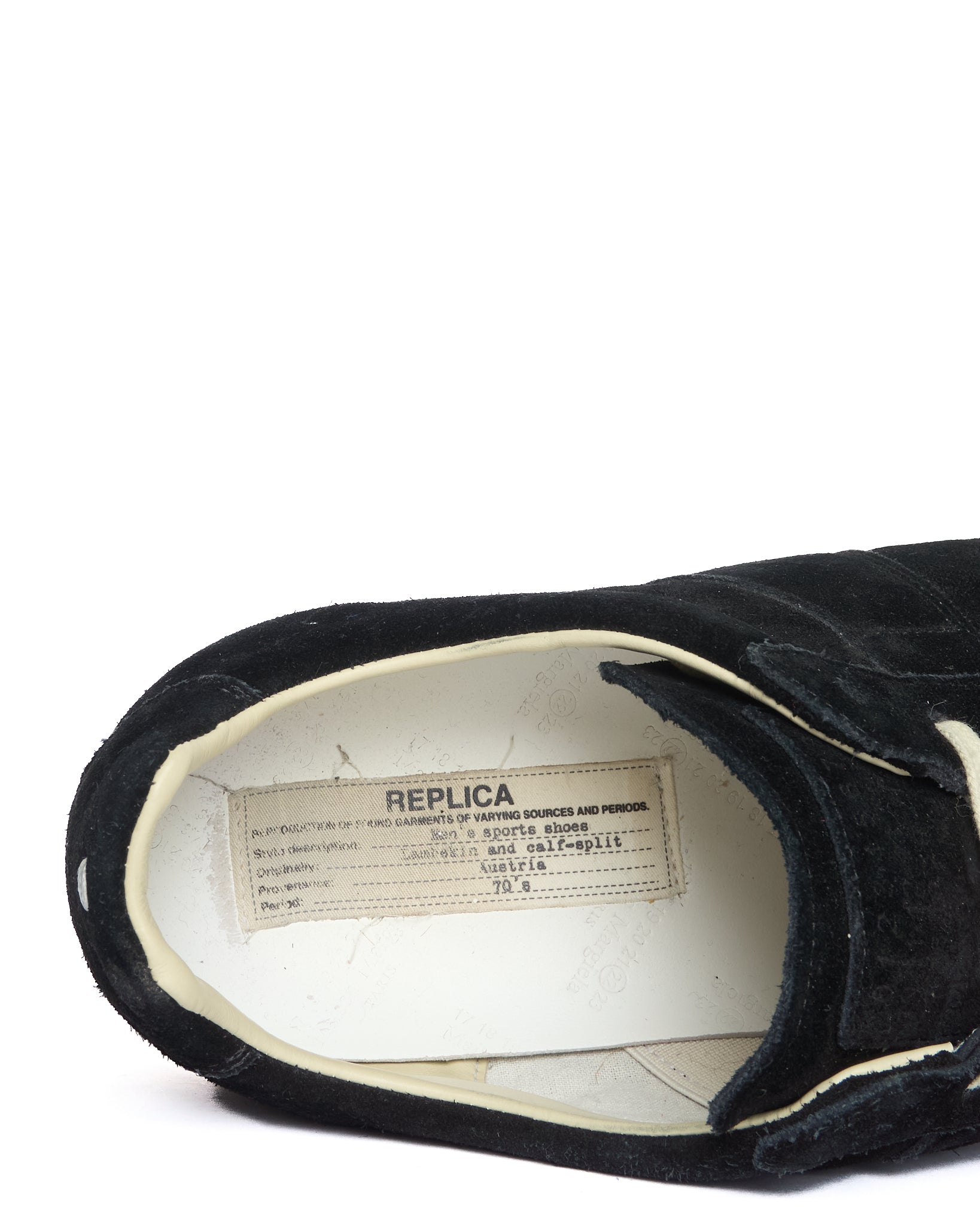 Maison Margiela Black Suede Replica Sneakers