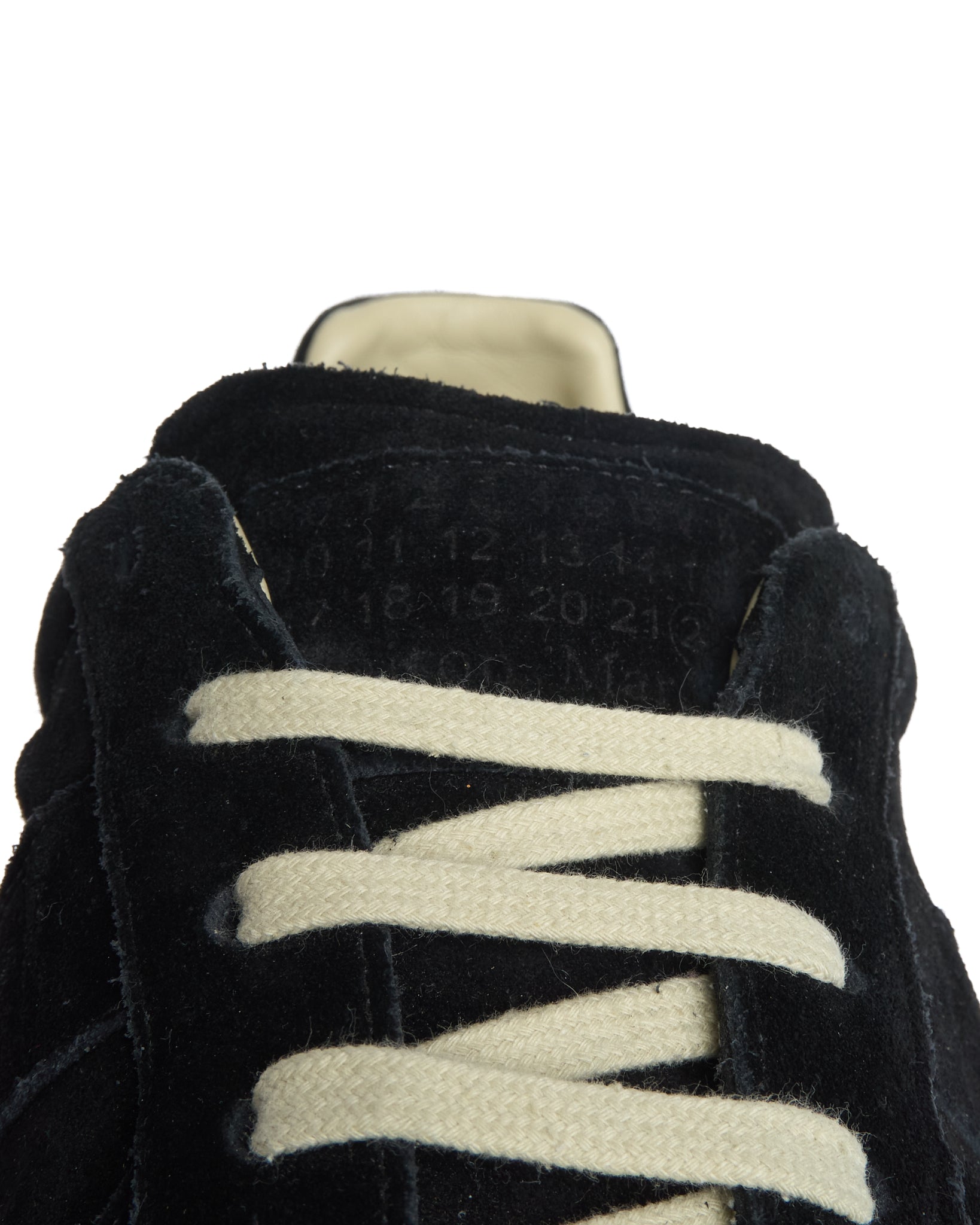 Maison Margiela Black Suede Replica Sneakers