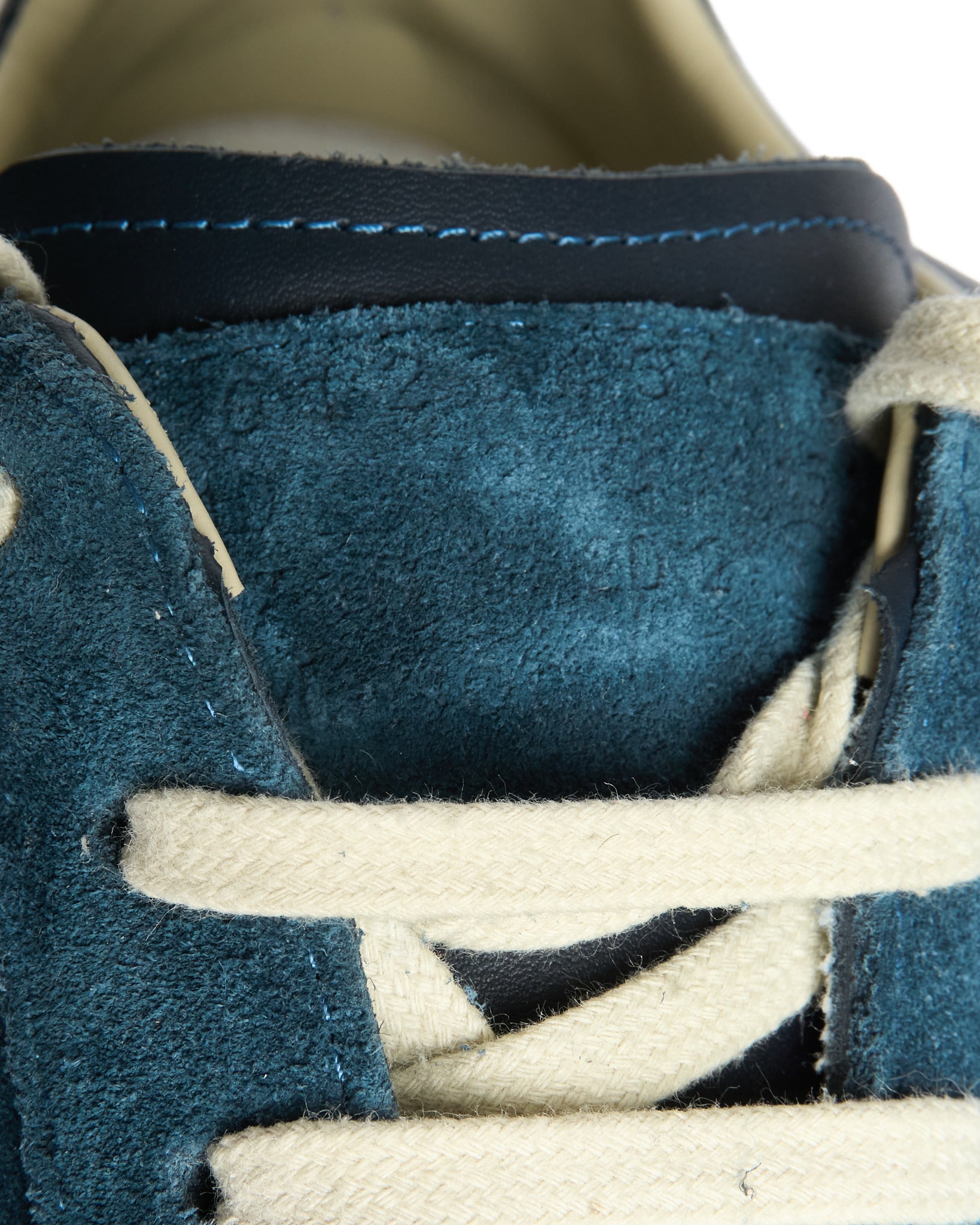 Maison Margiela Navy Suede Black Leather Replica Sneakers