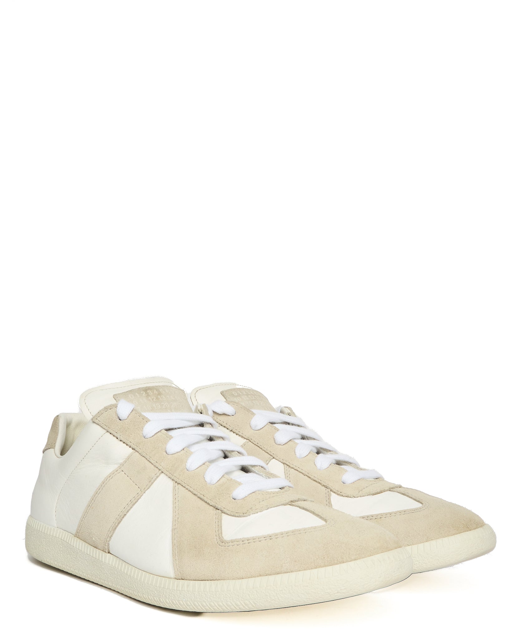 Maison Margiela White Tonal Replica Sneakers
